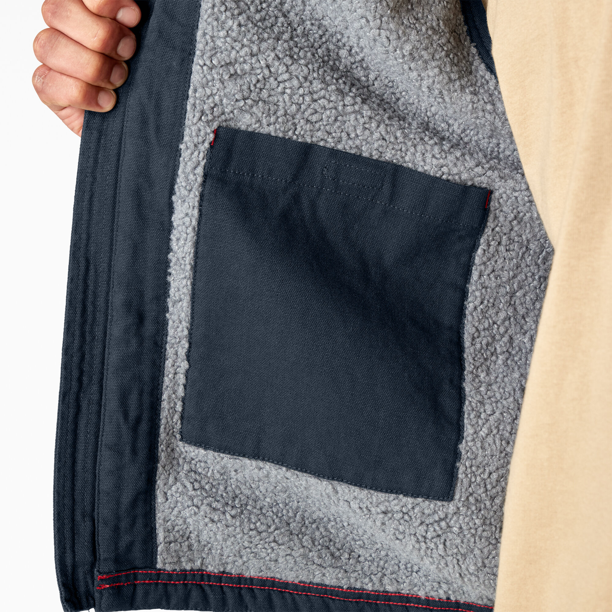 Duck Canvas High Pile Fleece Lined Vest