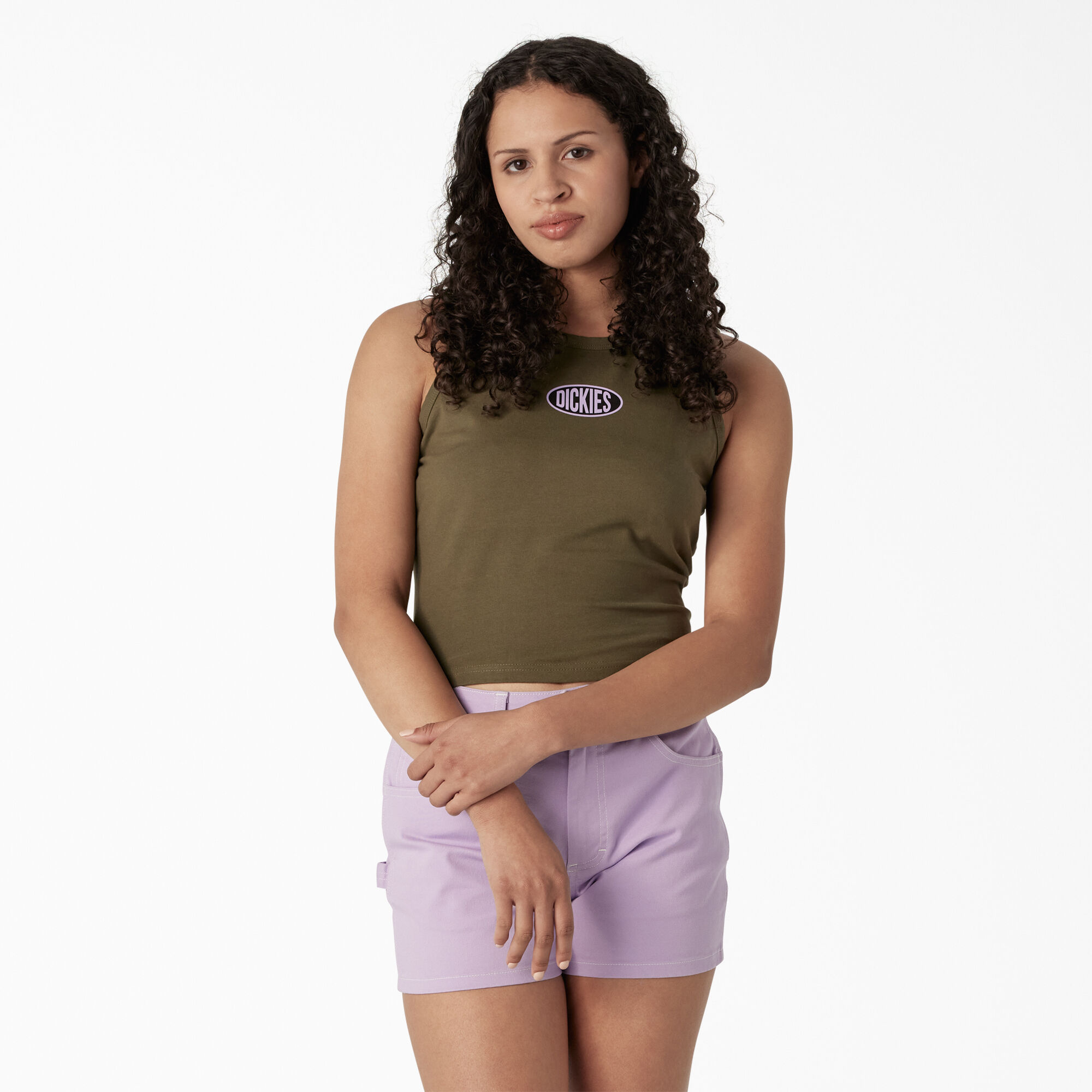Women's Racerback Cropped Tank Top
