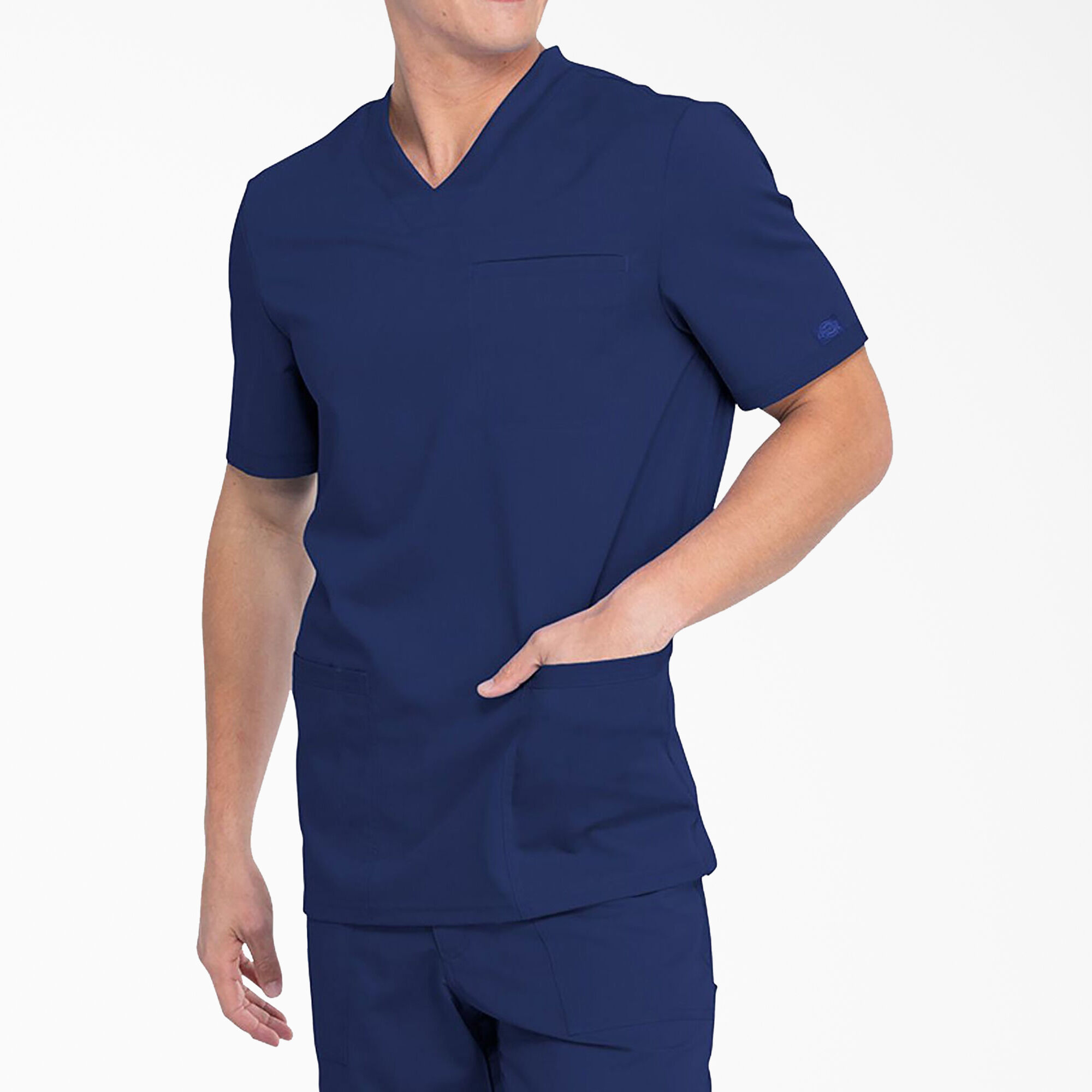 Men's Balance V-Neck Scrub Top with Patch Pockets