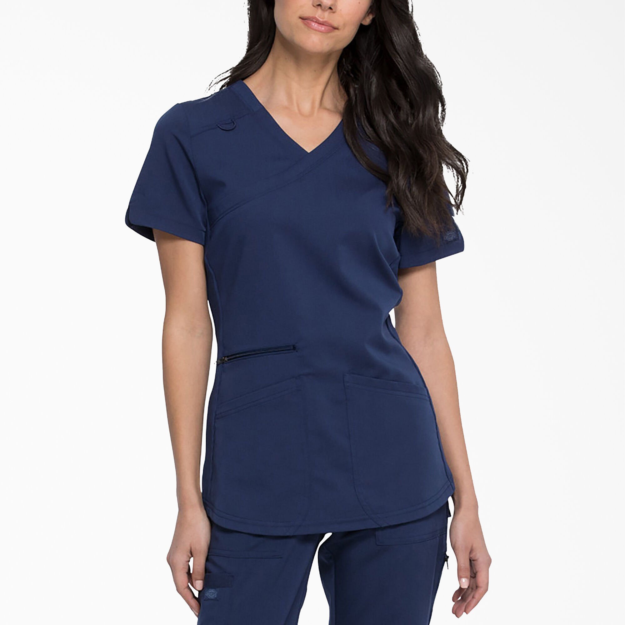 Women's Balance Mock Wrap Scrub Top
