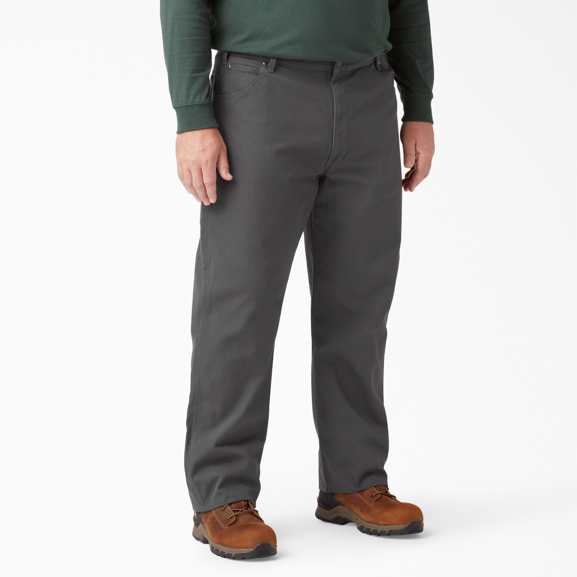 Relaxed Fit Heavyweight Duck Carpenter Pants, Rinsed Slate