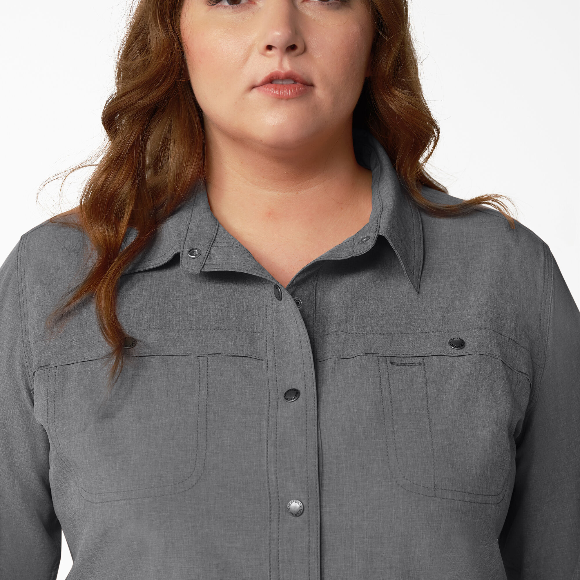 Women's Plus Cooling Roll-Tab Work Shirt
