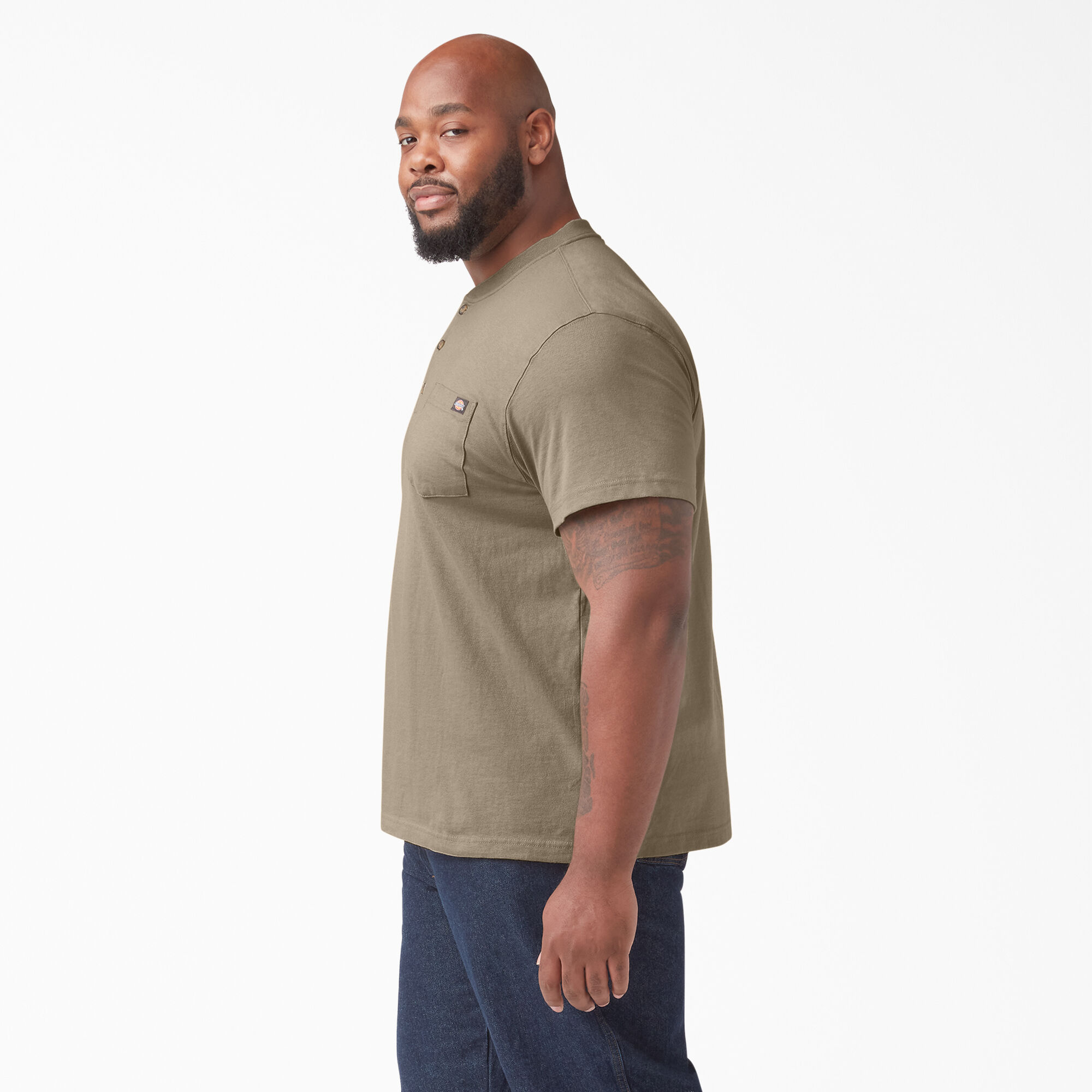 Heavyweight Short Sleeve Henley T-Shirt