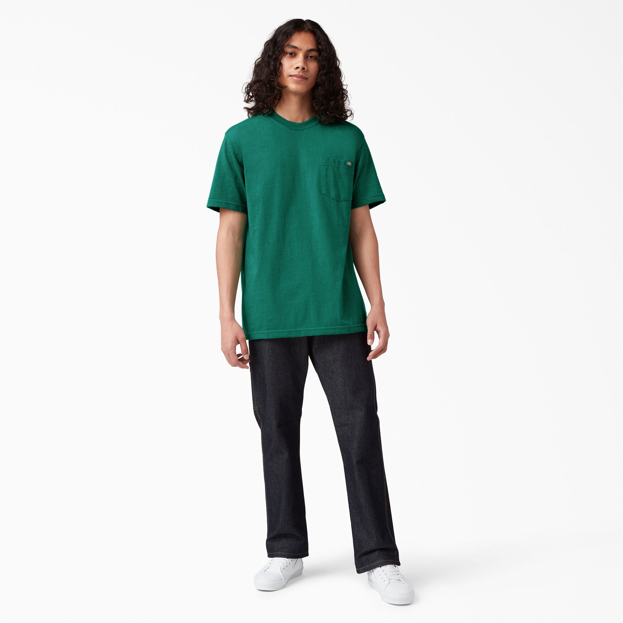 Heavyweight Heathered Short Sleeve Pocket T-Shirt