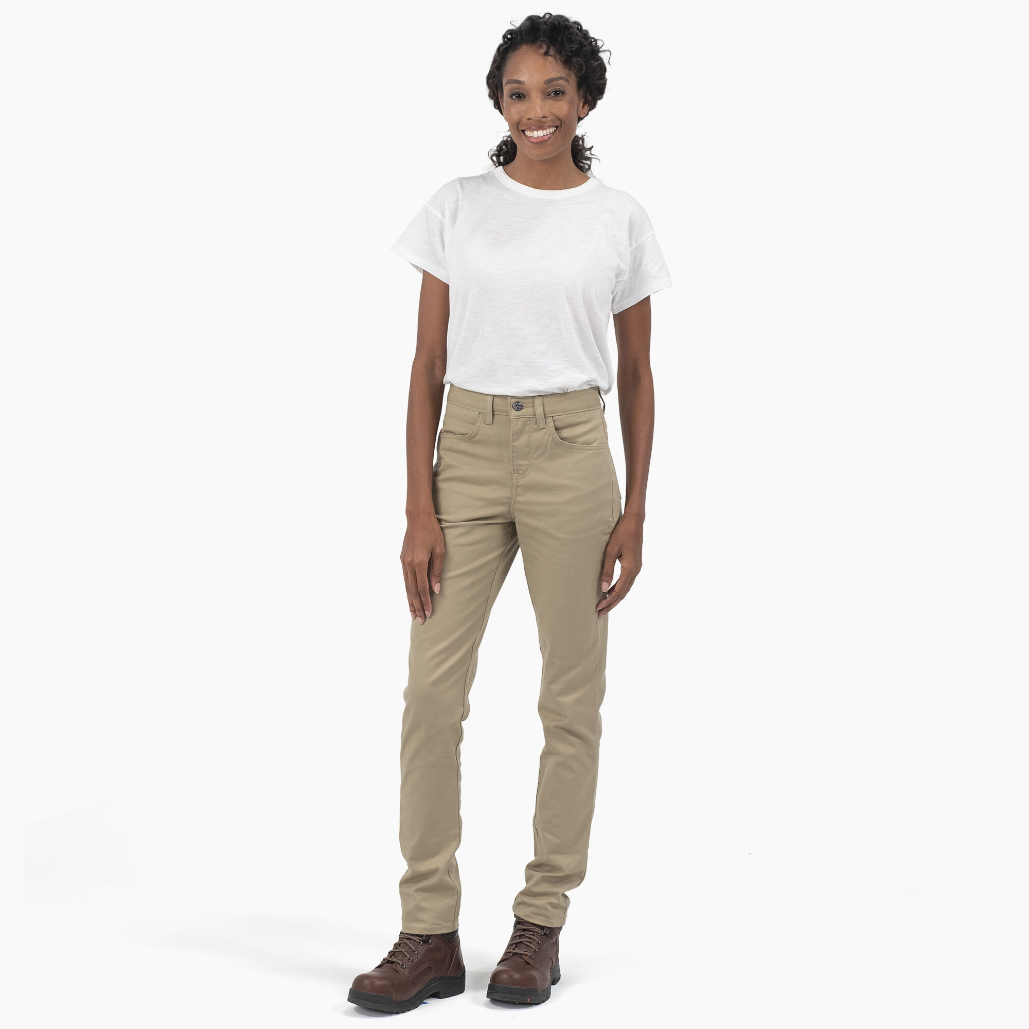 Women's High Rise Skinny Twill Pants
