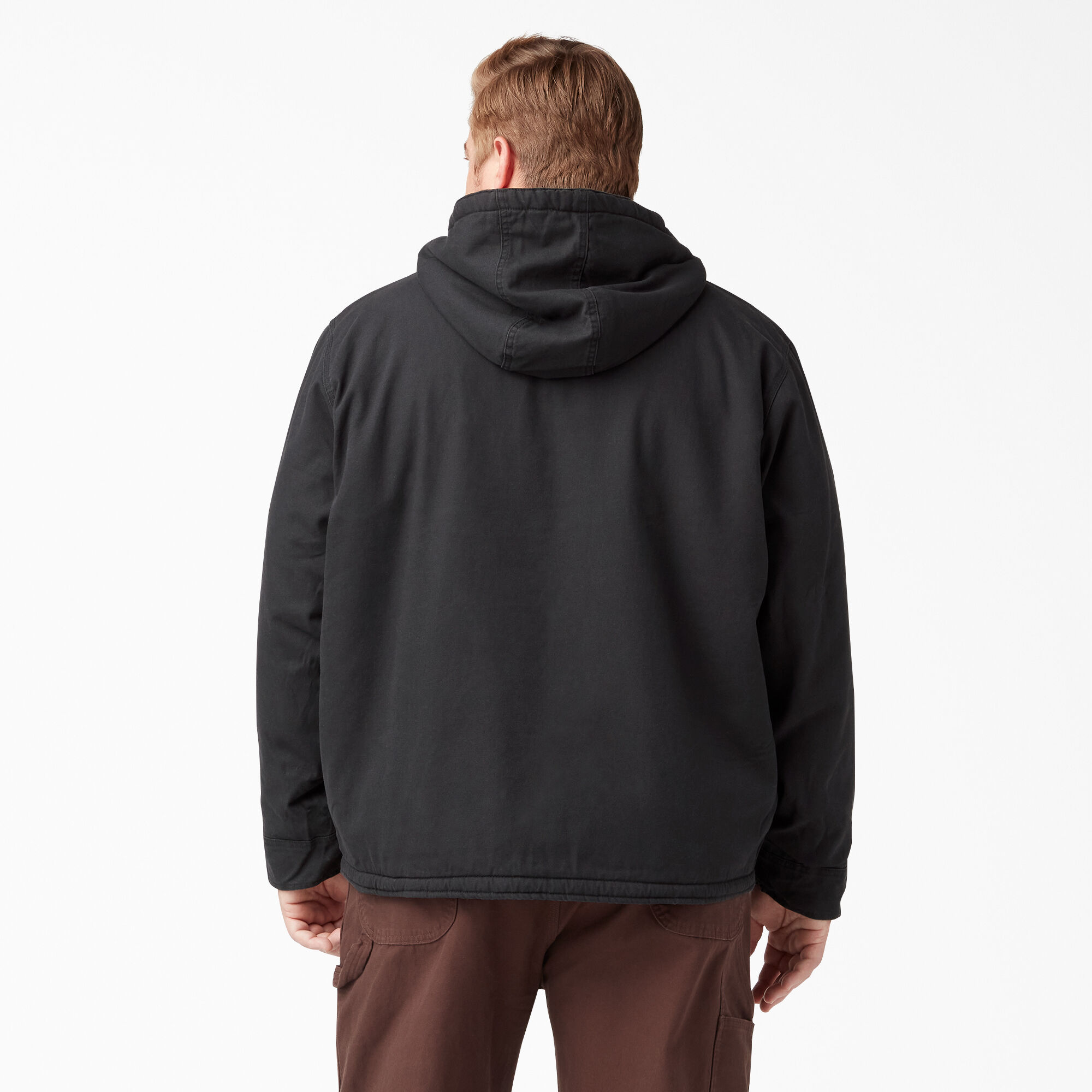 Duck High Pile Fleece Lined Hooded Jacket