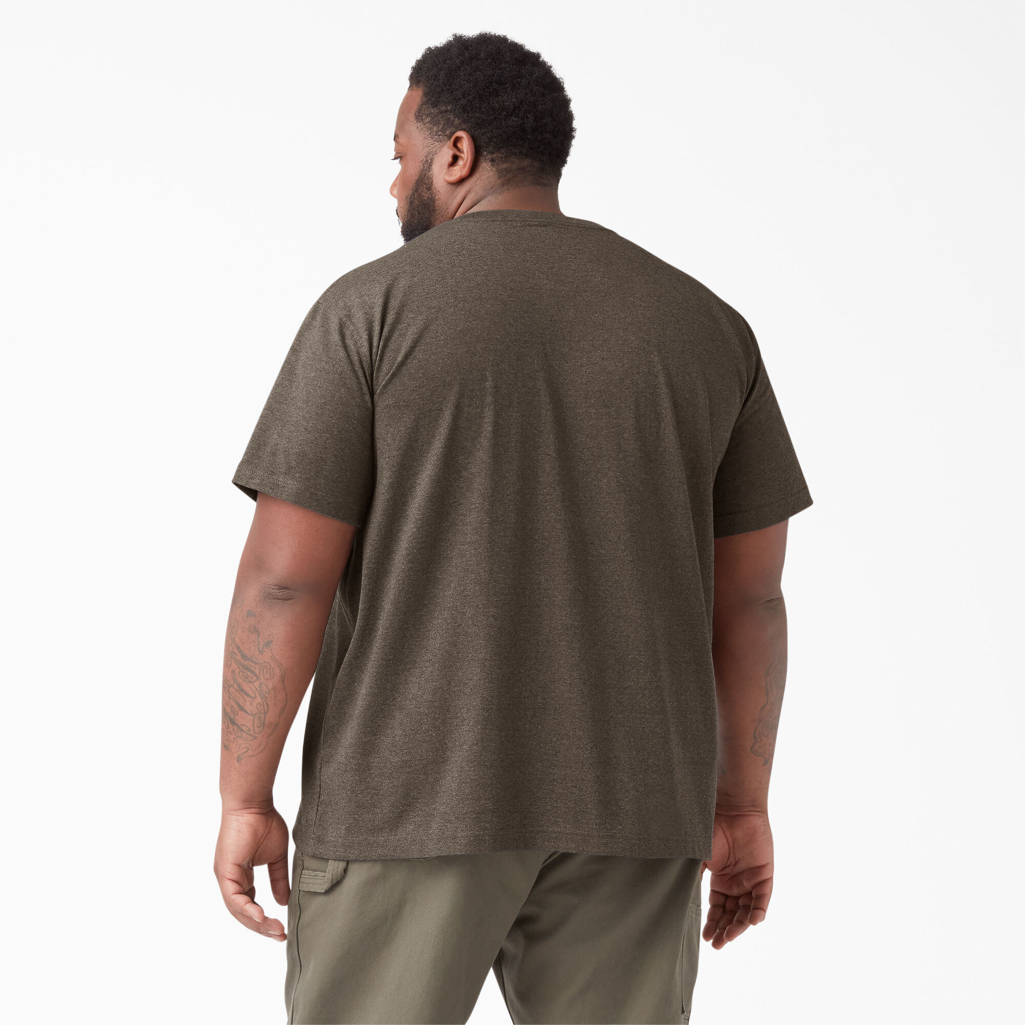 Heavyweight Heathered Short Sleeve Pocket T-Shirt