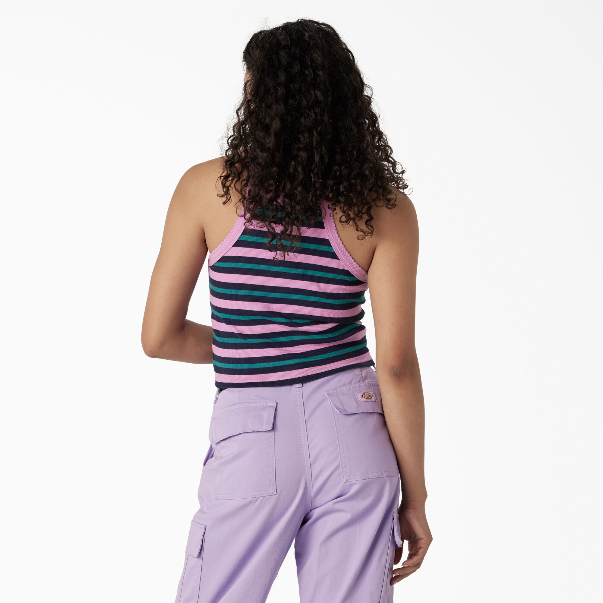 Women's Rib Knit Cropped Tank Top