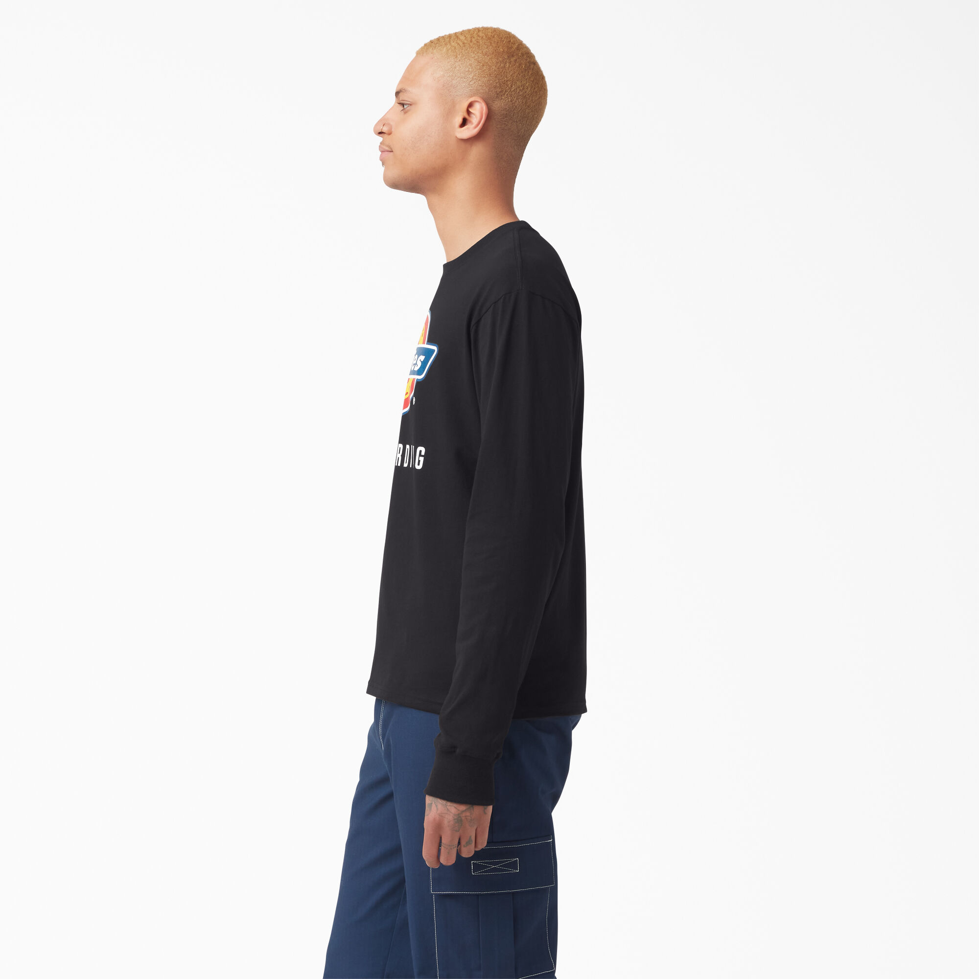 Dickies Skateboarding Logo Graphic Long Sleeve T-Shirt