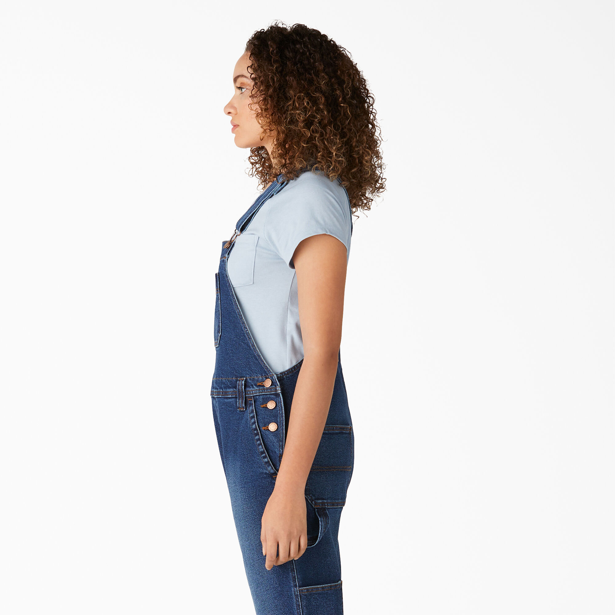 Women’s Denim Boyfriend Fit Bib Overalls