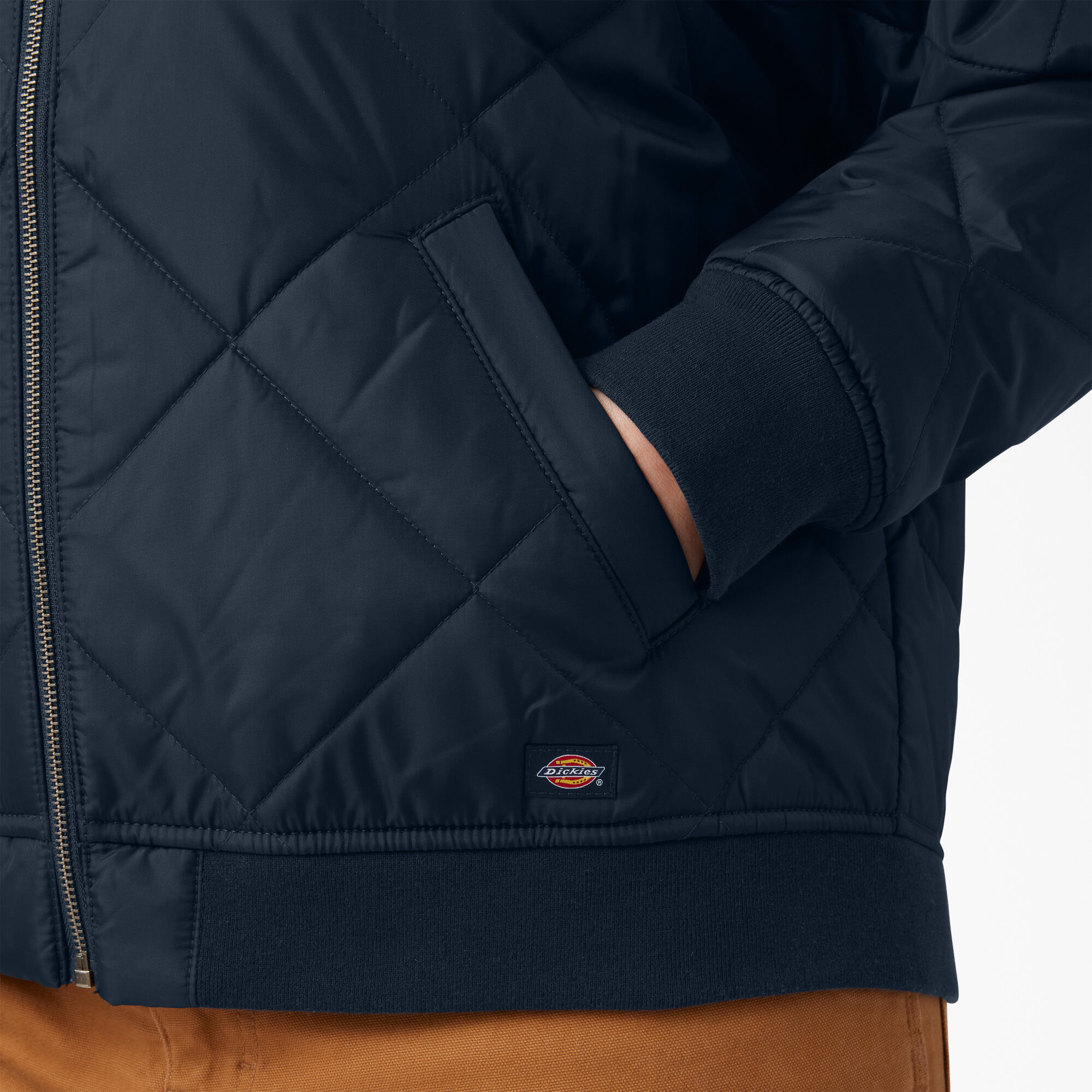 Women's Plus Quilted Bomber Jacket