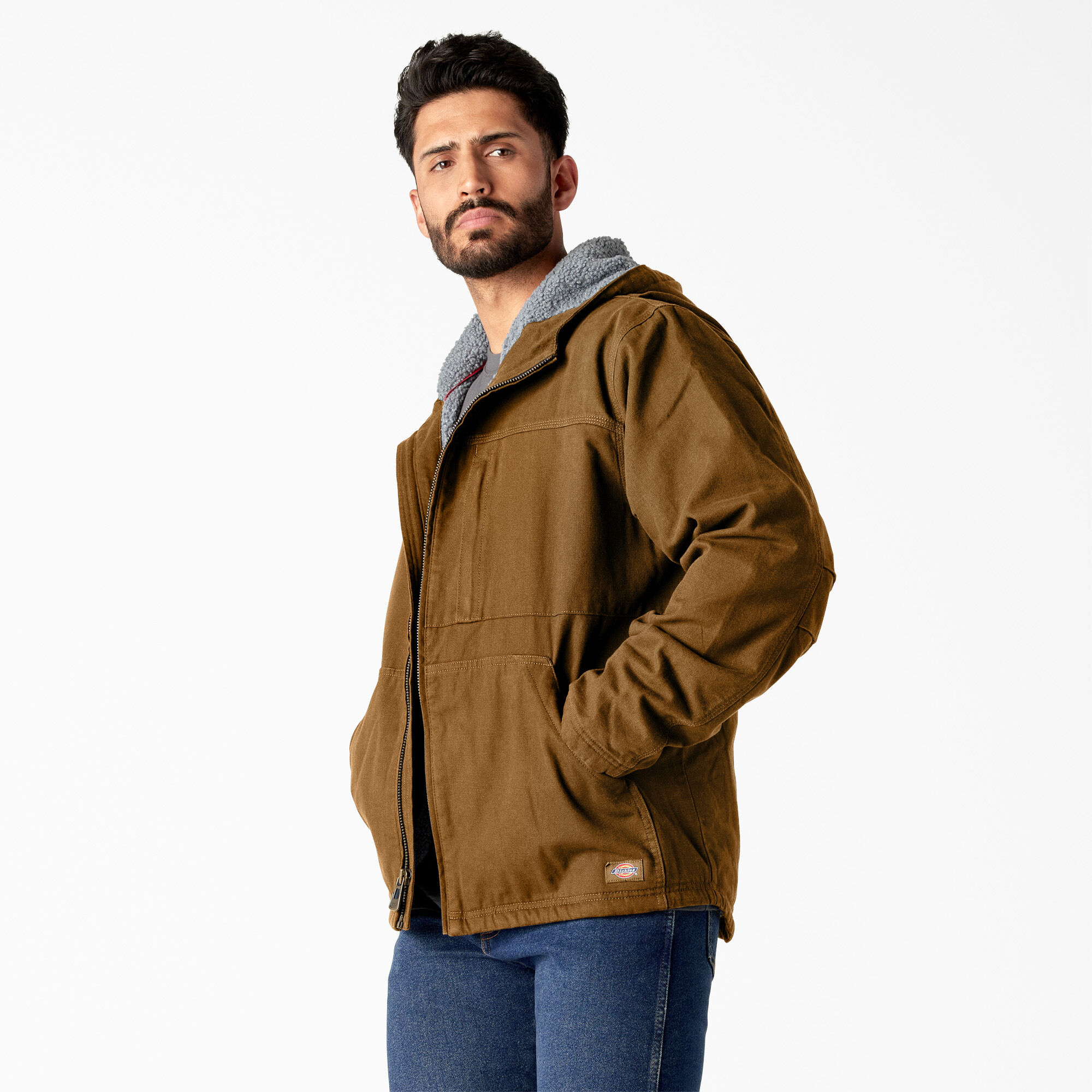 Duck Canvas High Pile Fleece Lined Jacket