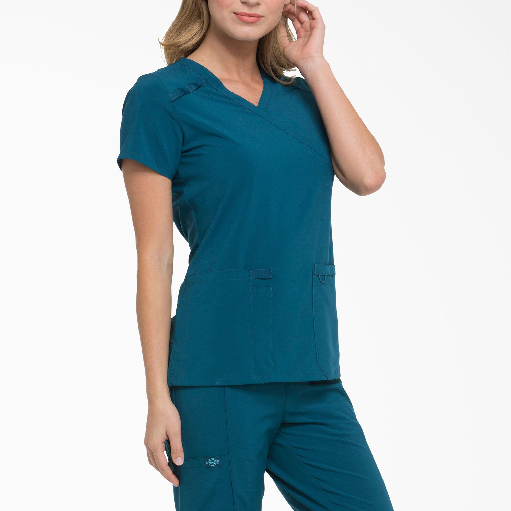 Women's EDS Essentials Mock Wrap Scrub Top