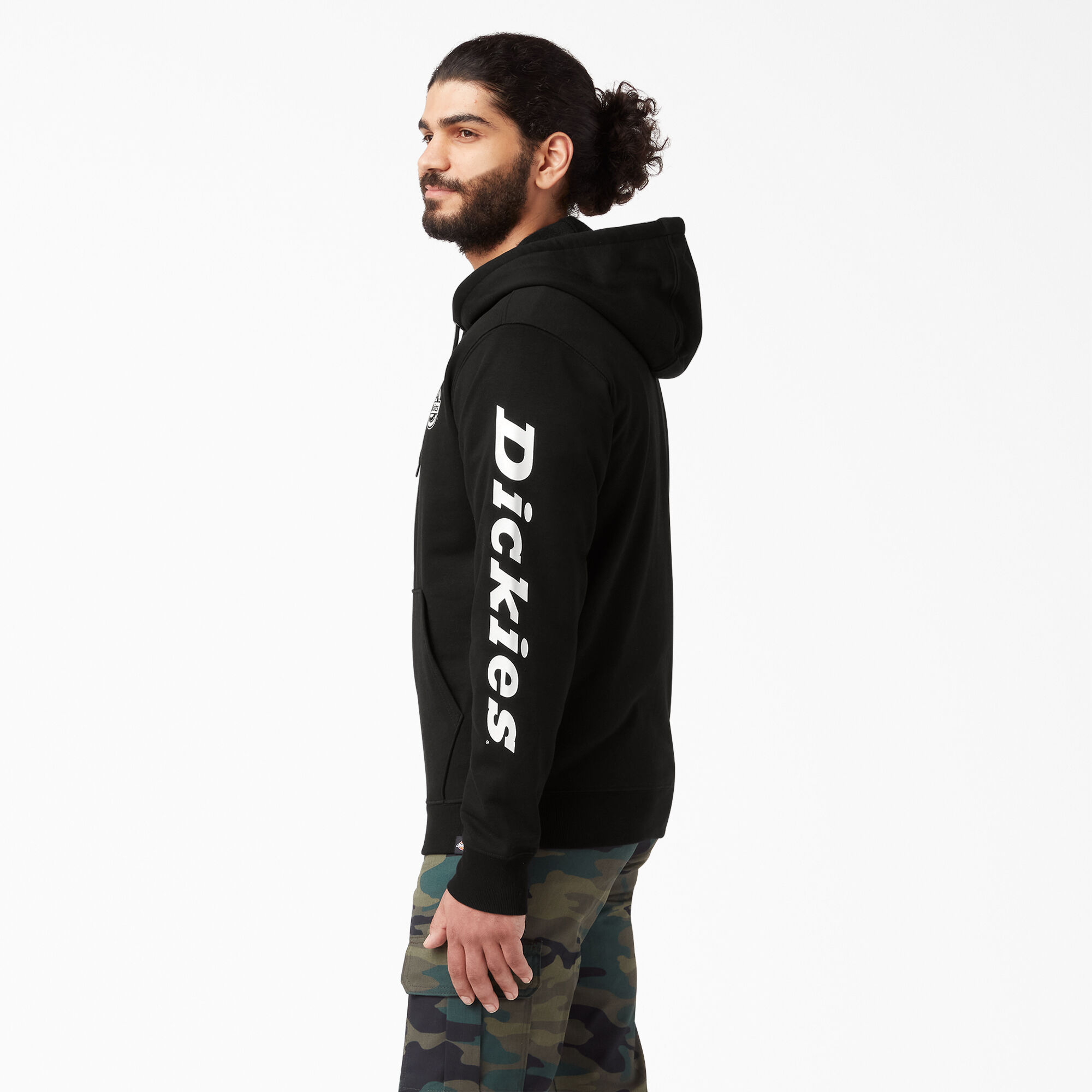 Logo Sleeve Fleece Hoodie