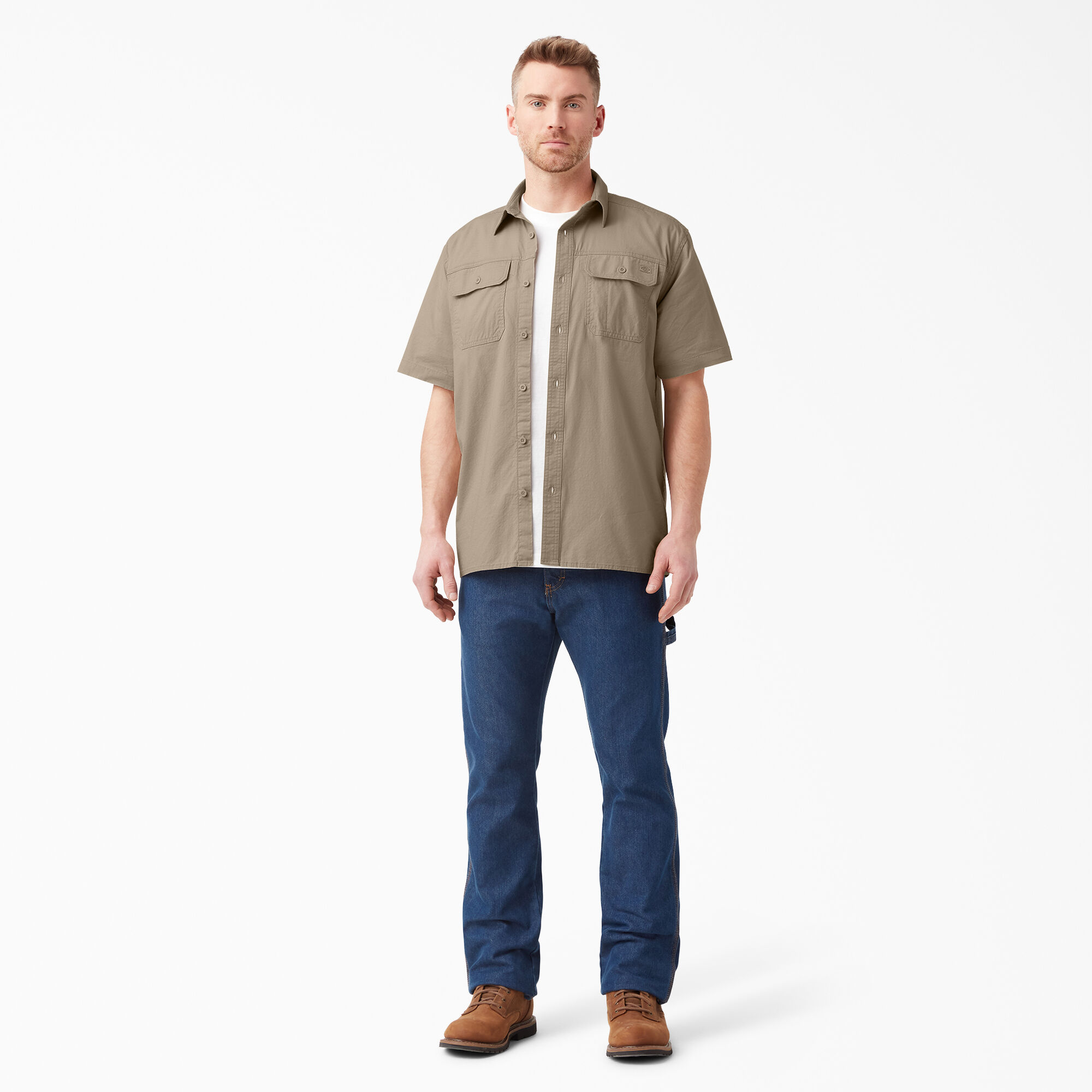 Short Sleeve Ripstop Work Shirt