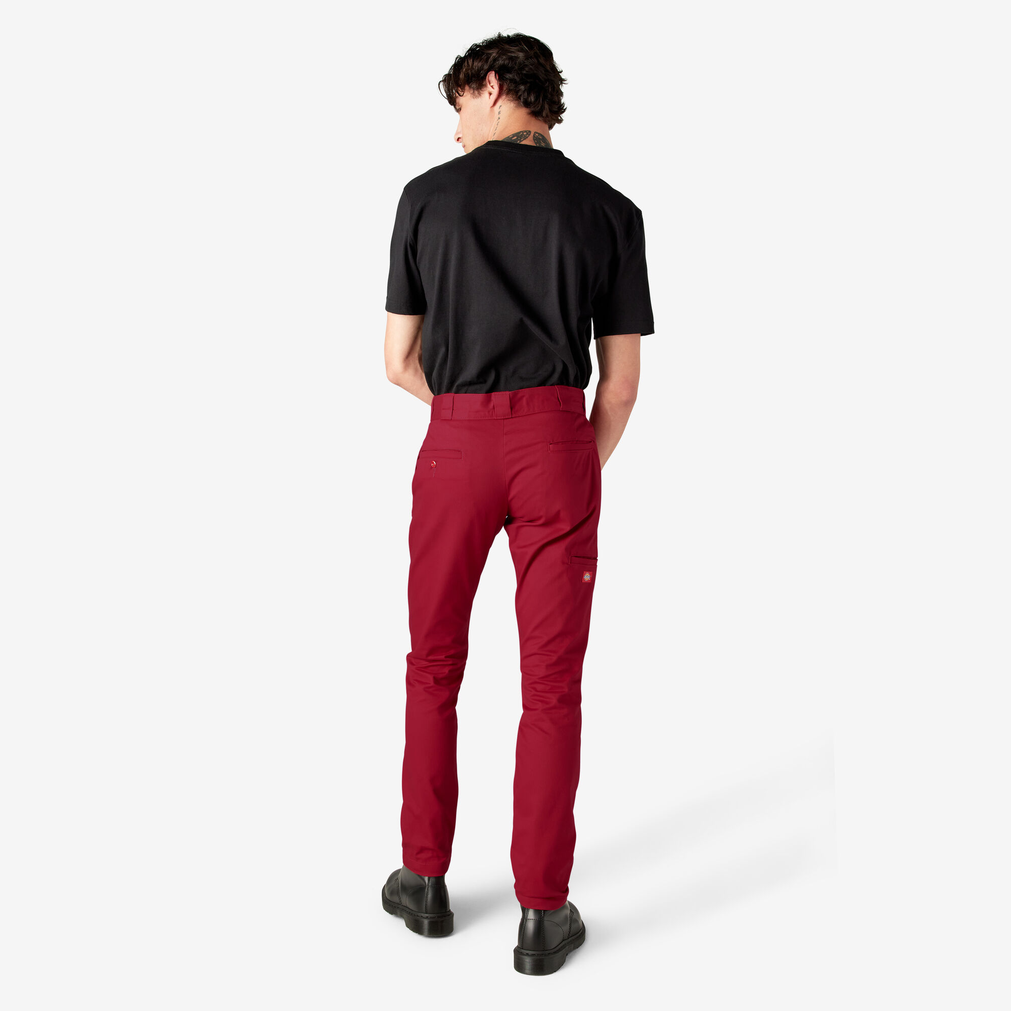 Skinny Fit Double Knee Work Pants