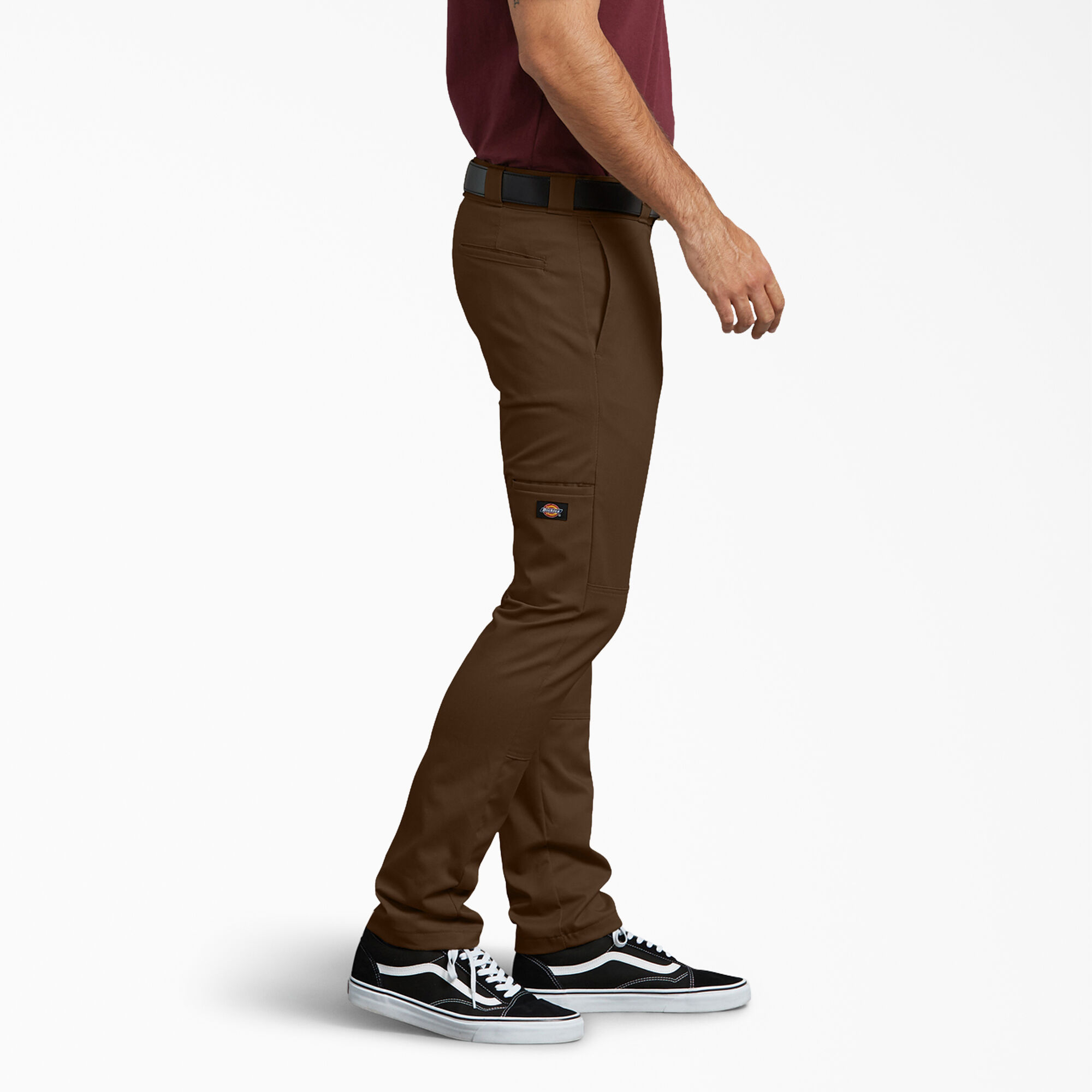 Skinny Fit Double Knee Work Pants