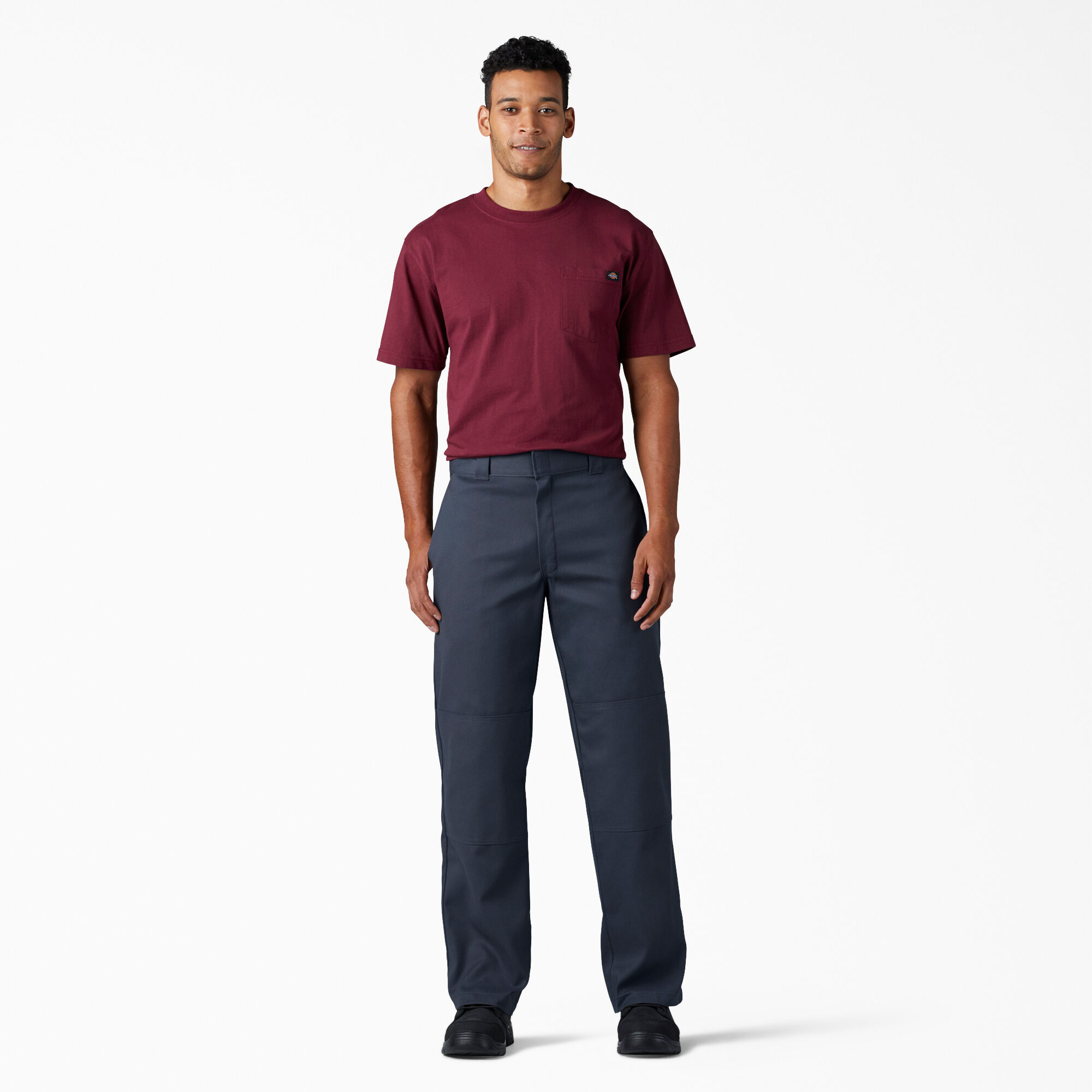 Loose Fit Double Knee Work Pants