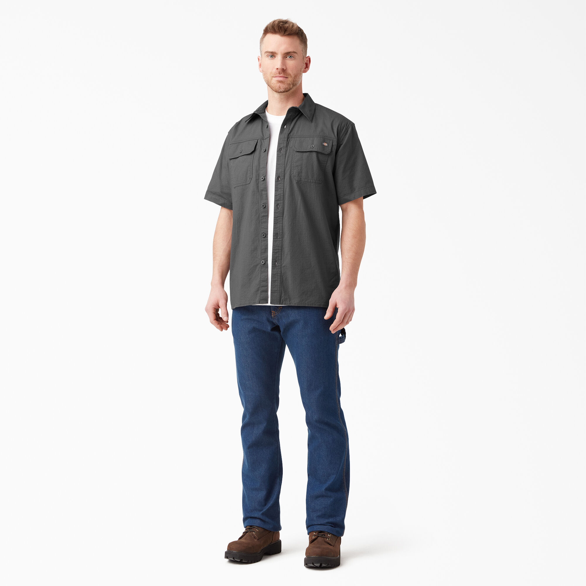Short Sleeve Ripstop Work Shirt