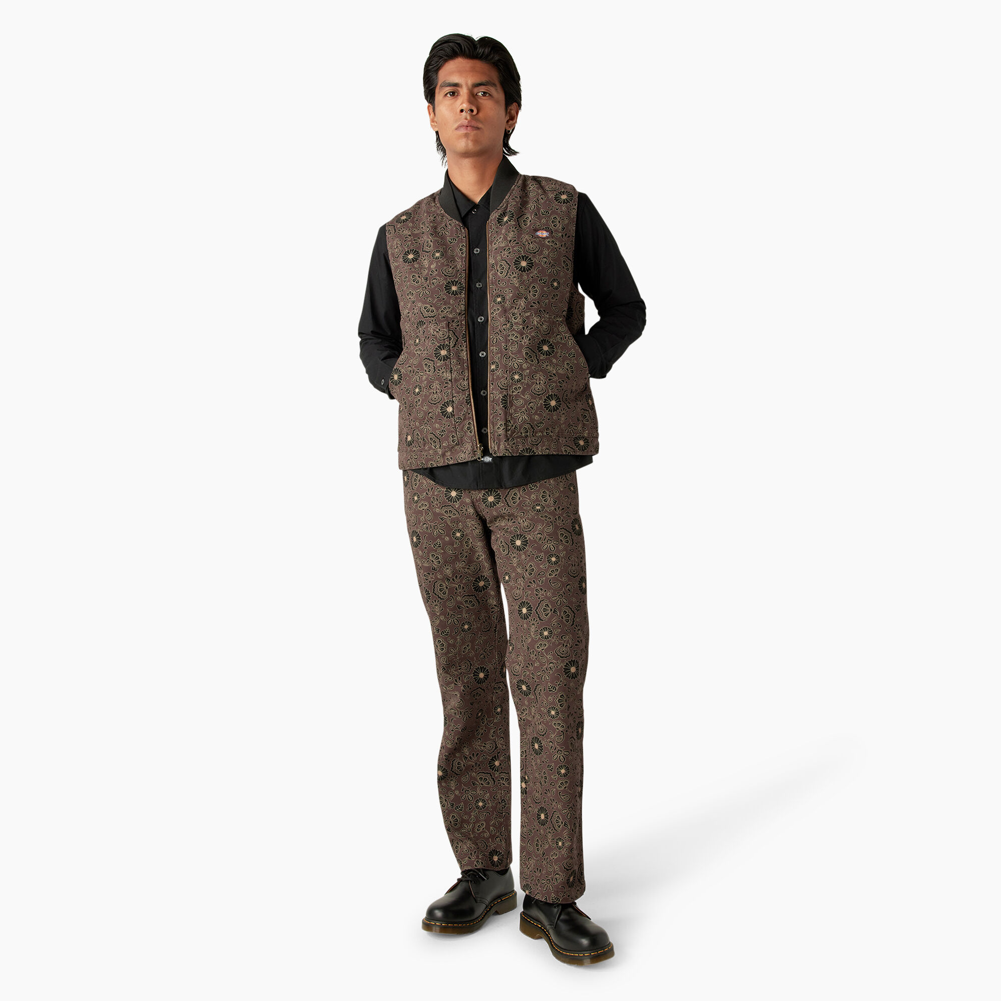 Ellis Floral Print Duck Canvas Pants