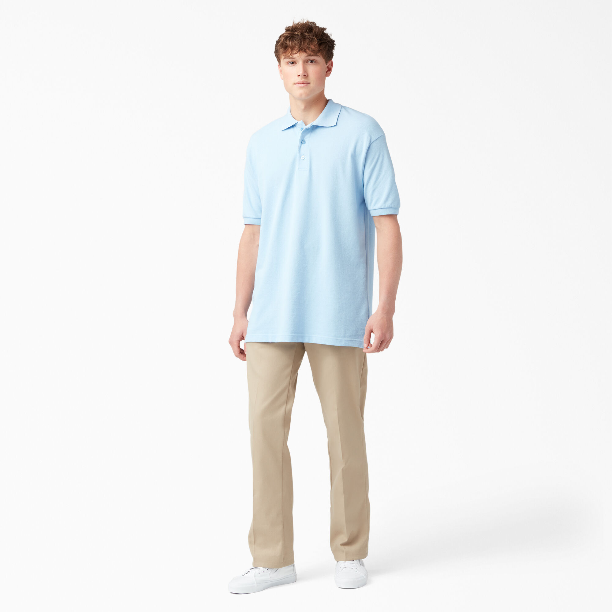 Adult Size Piqué Short Sleeve Polo