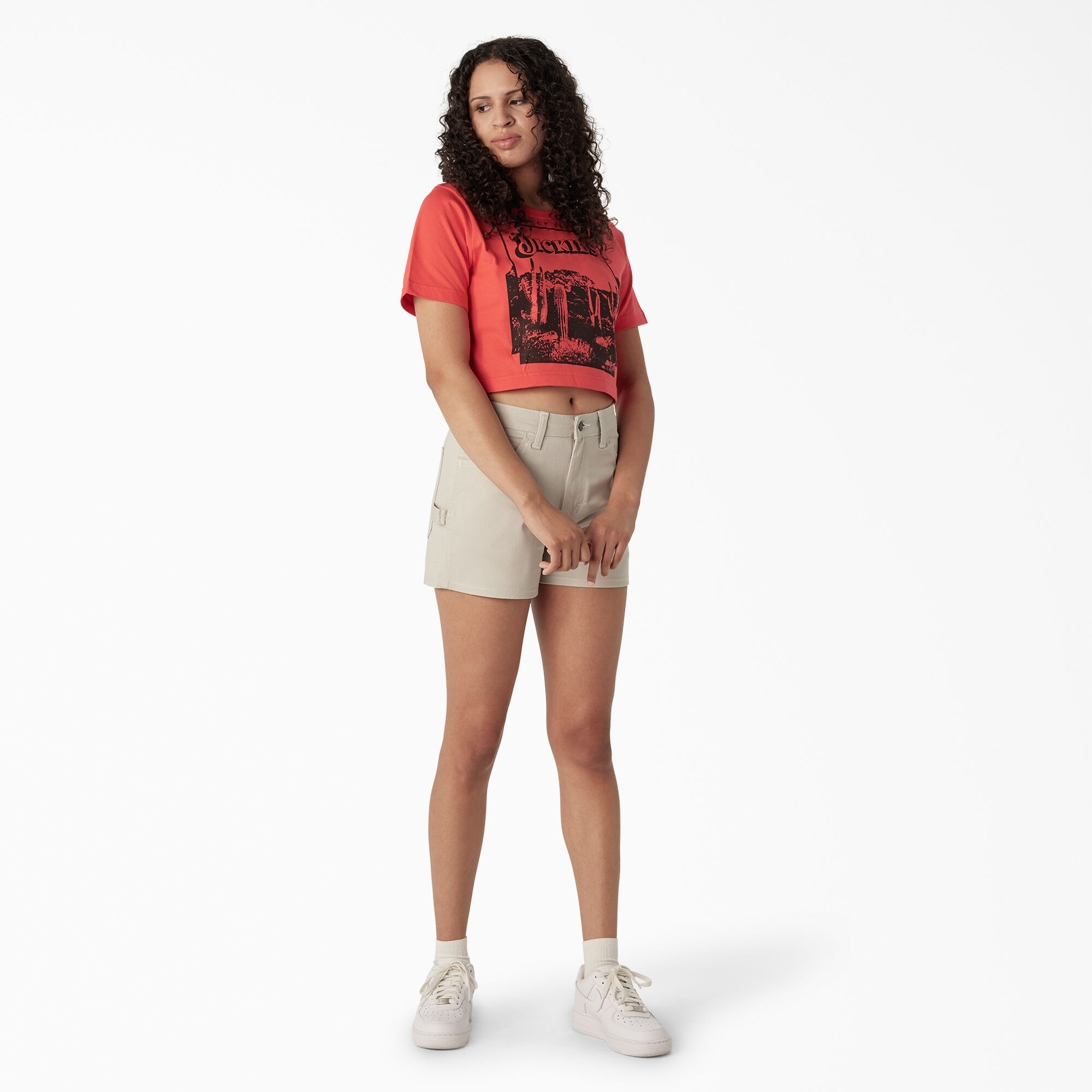 Women's Desert Graphic Cropped T-Shirt