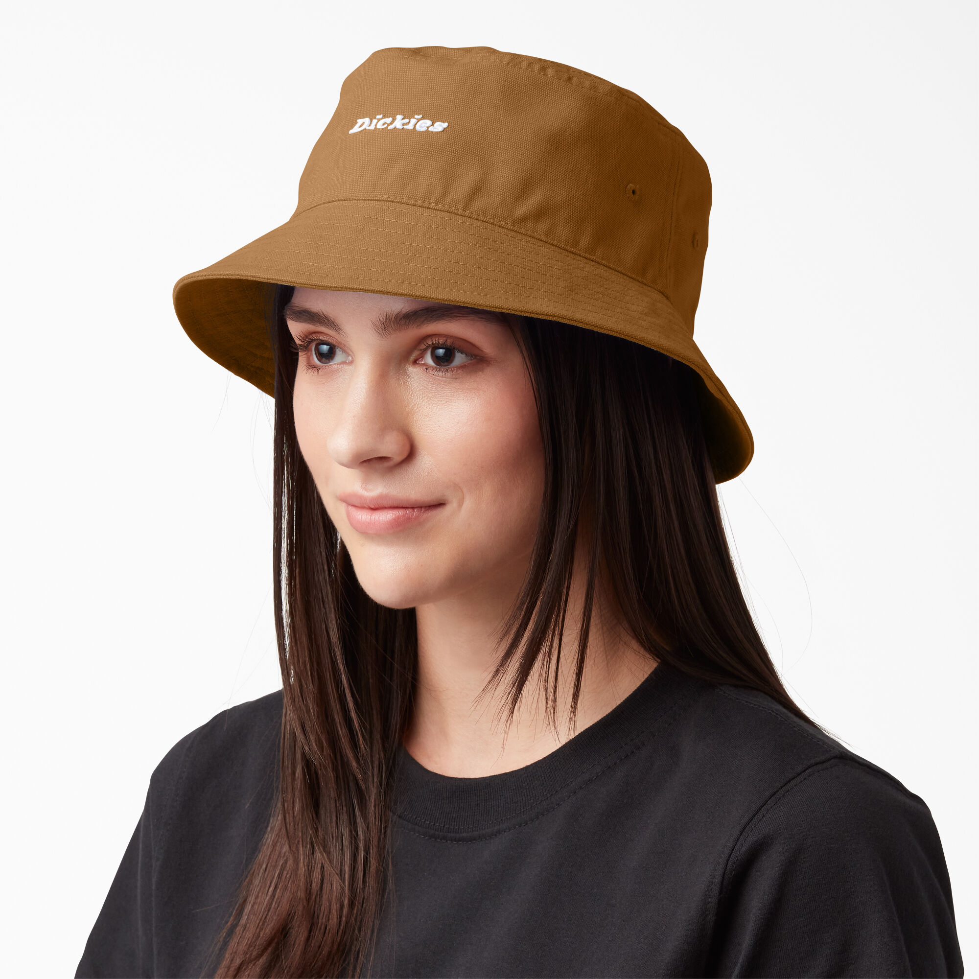 Script Logo Canvas Bucket Hat