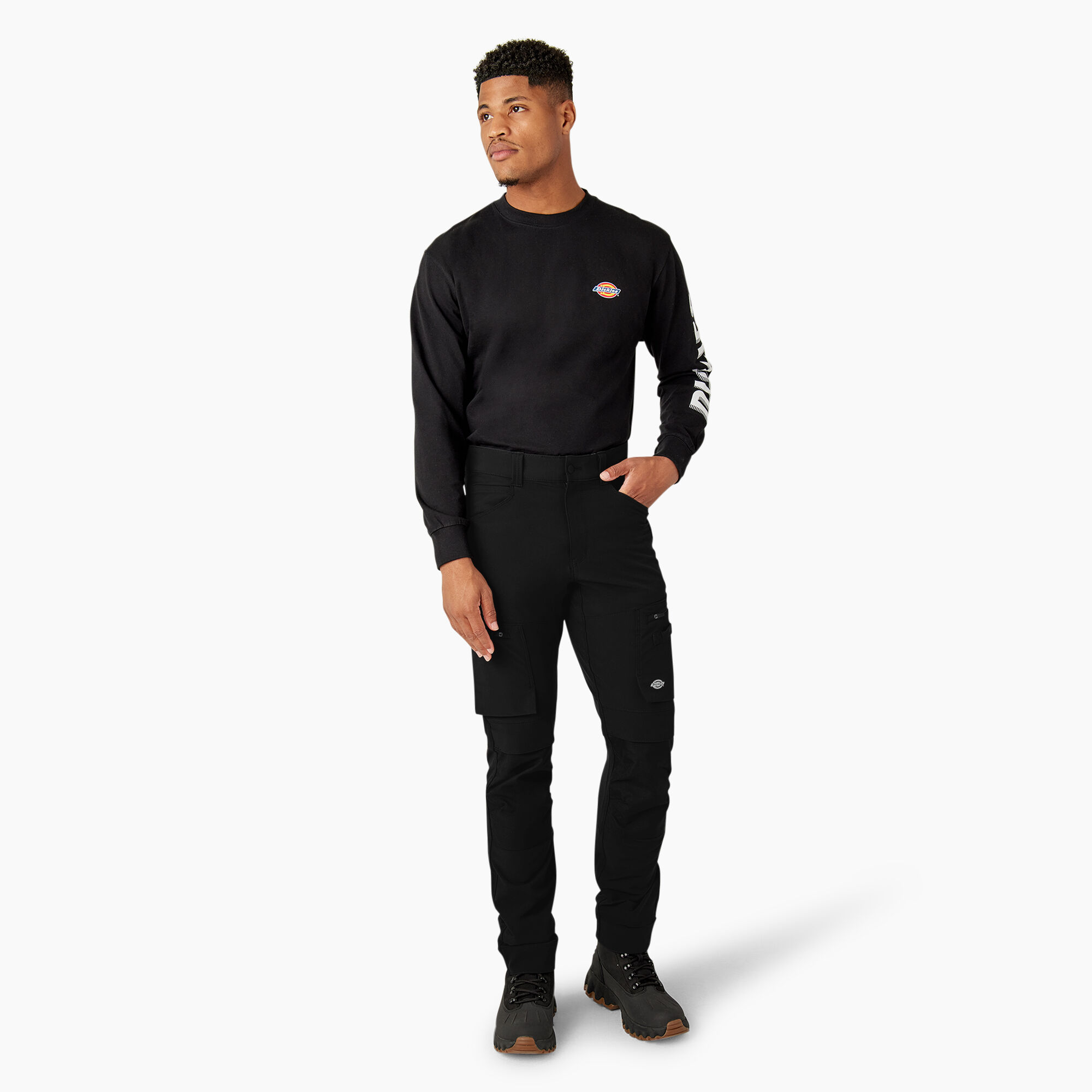 FLEX Slim Fit Double Knee Tapered Pants