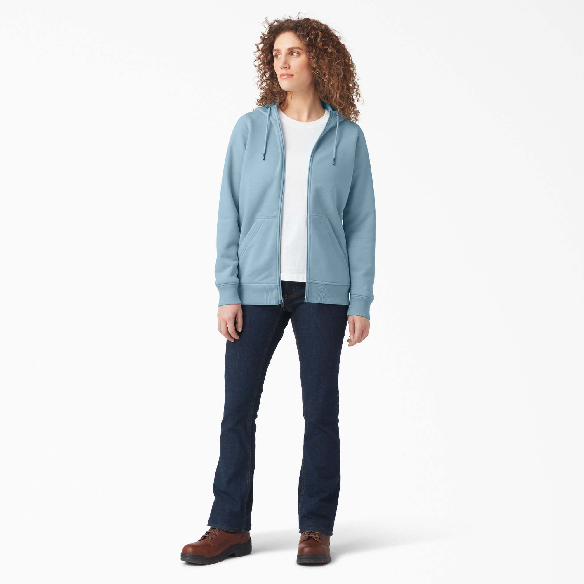 Women's Heavyweight Full-Zip Fleece Hoodie