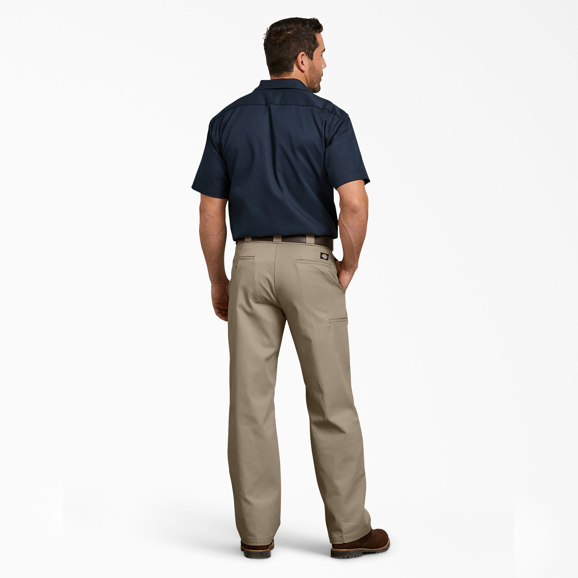 Relaxed Fit Double Knee Work Pants