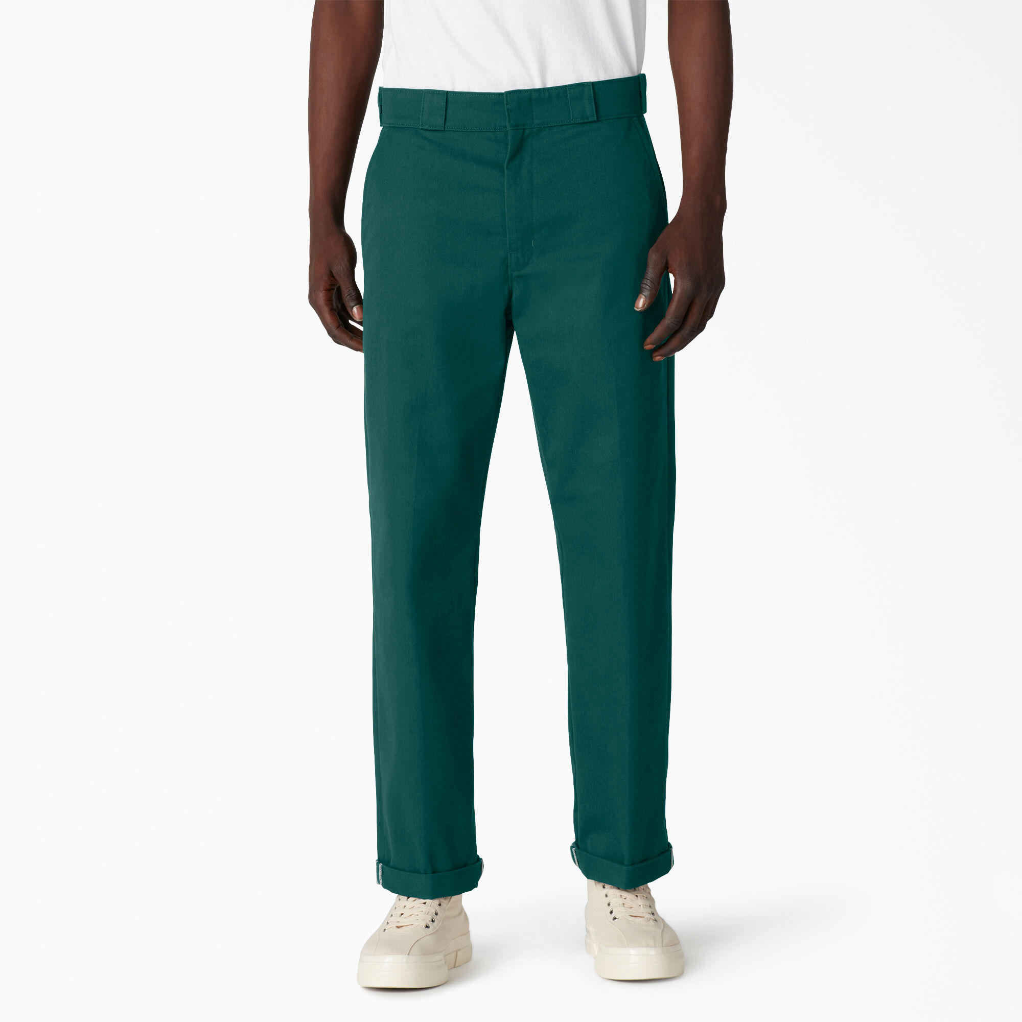 Regular Fit Cuffed Work Pants