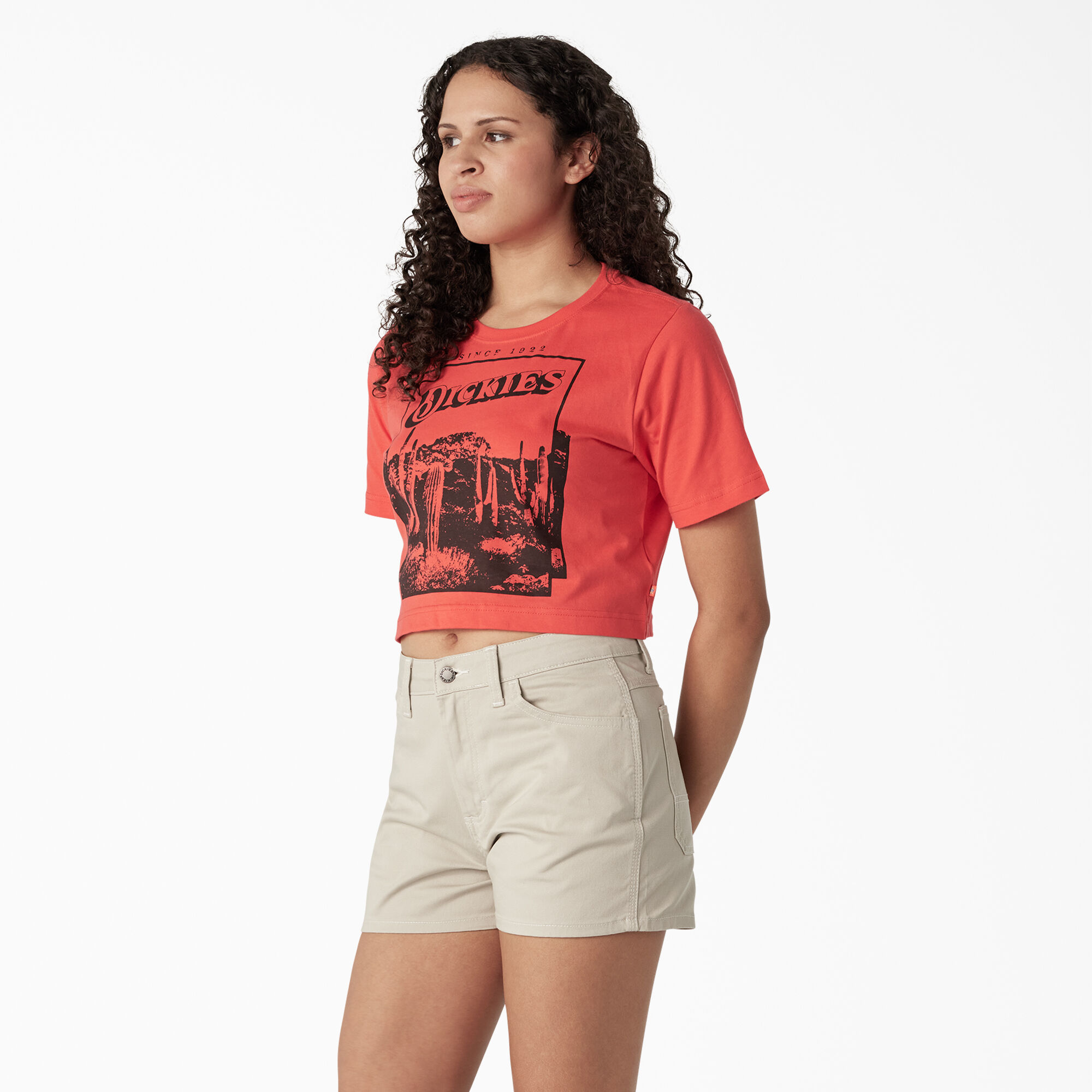 Women's Desert Graphic Cropped T-Shirt