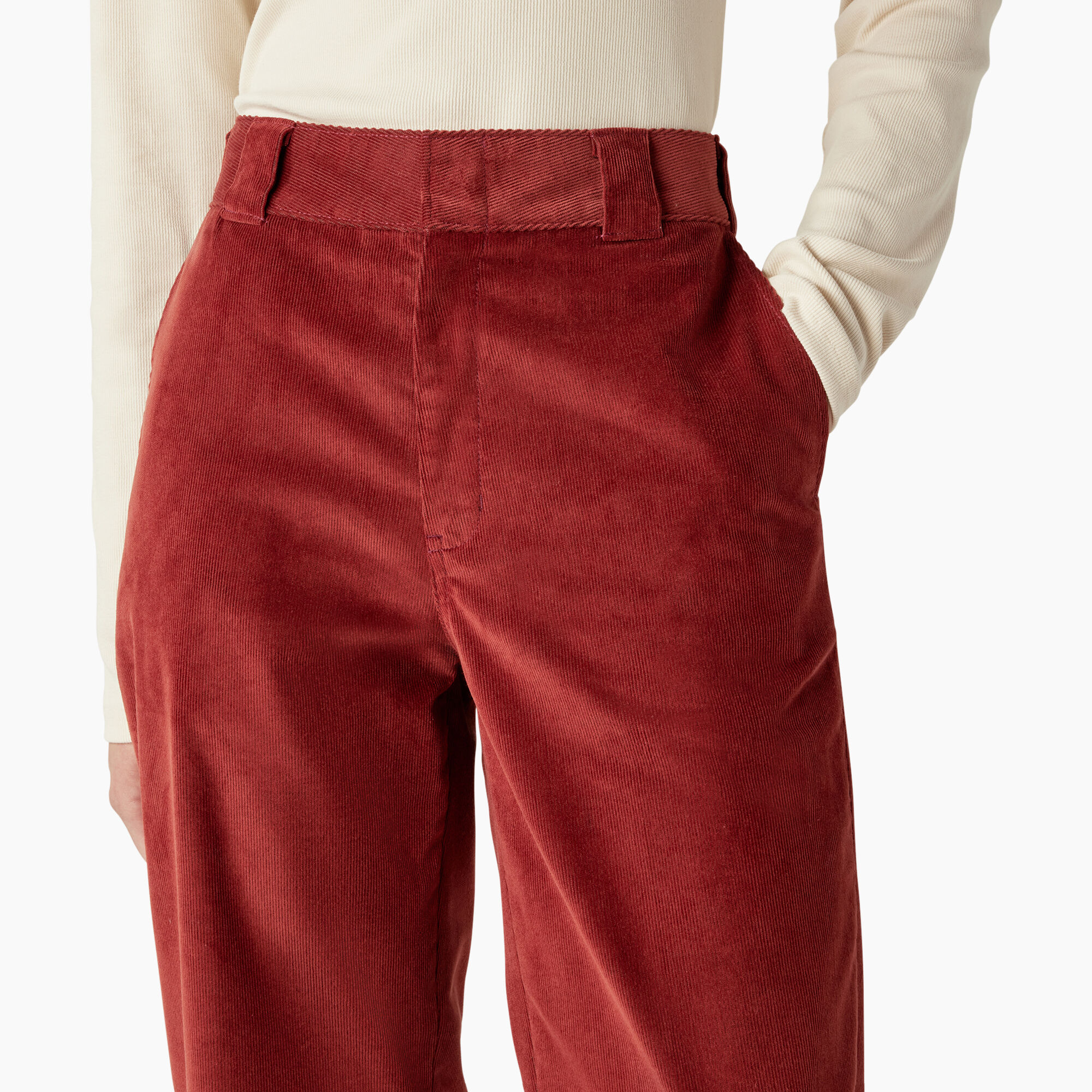 Women's Halleyville Regular Fit Wide Leg Corduroy Pants