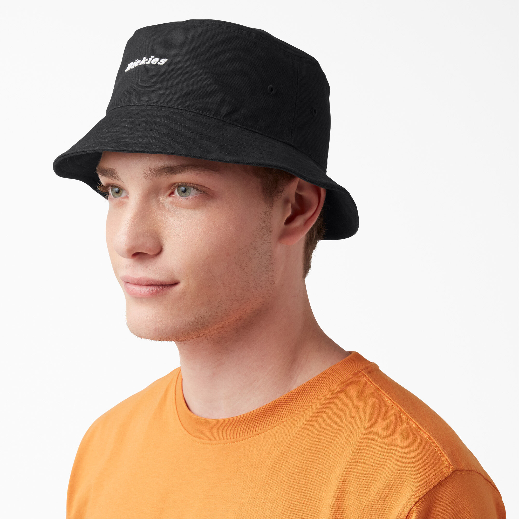 Script Logo Canvas Bucket Hat