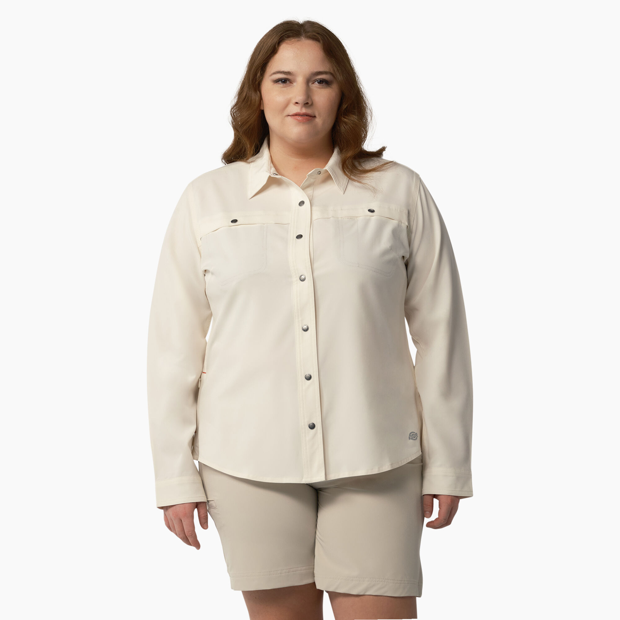 Women's Plus Cooling Roll-Tab Work Shirt