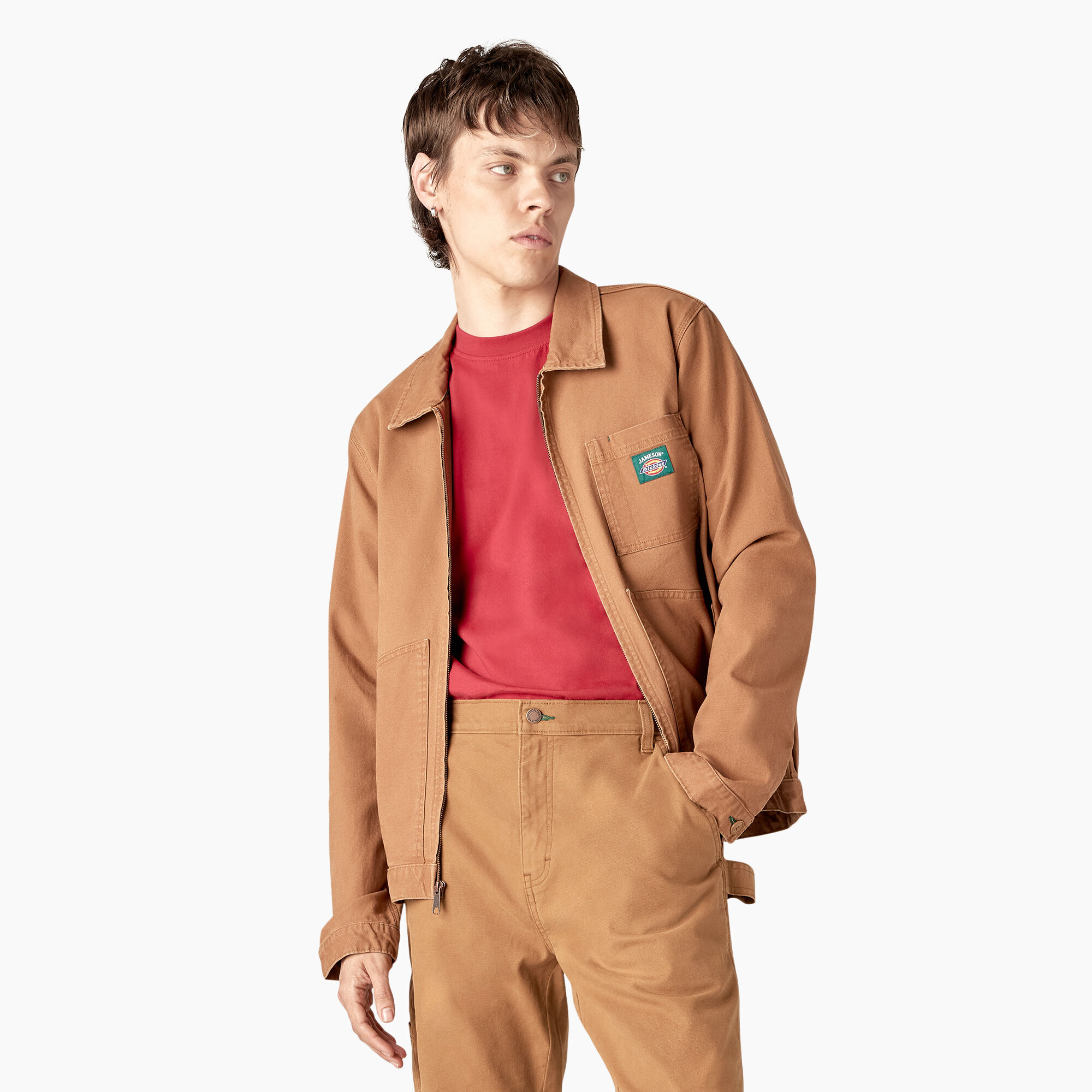 Dickies x Jameson Eisenhower Jacket, Rinsed Brown Duck