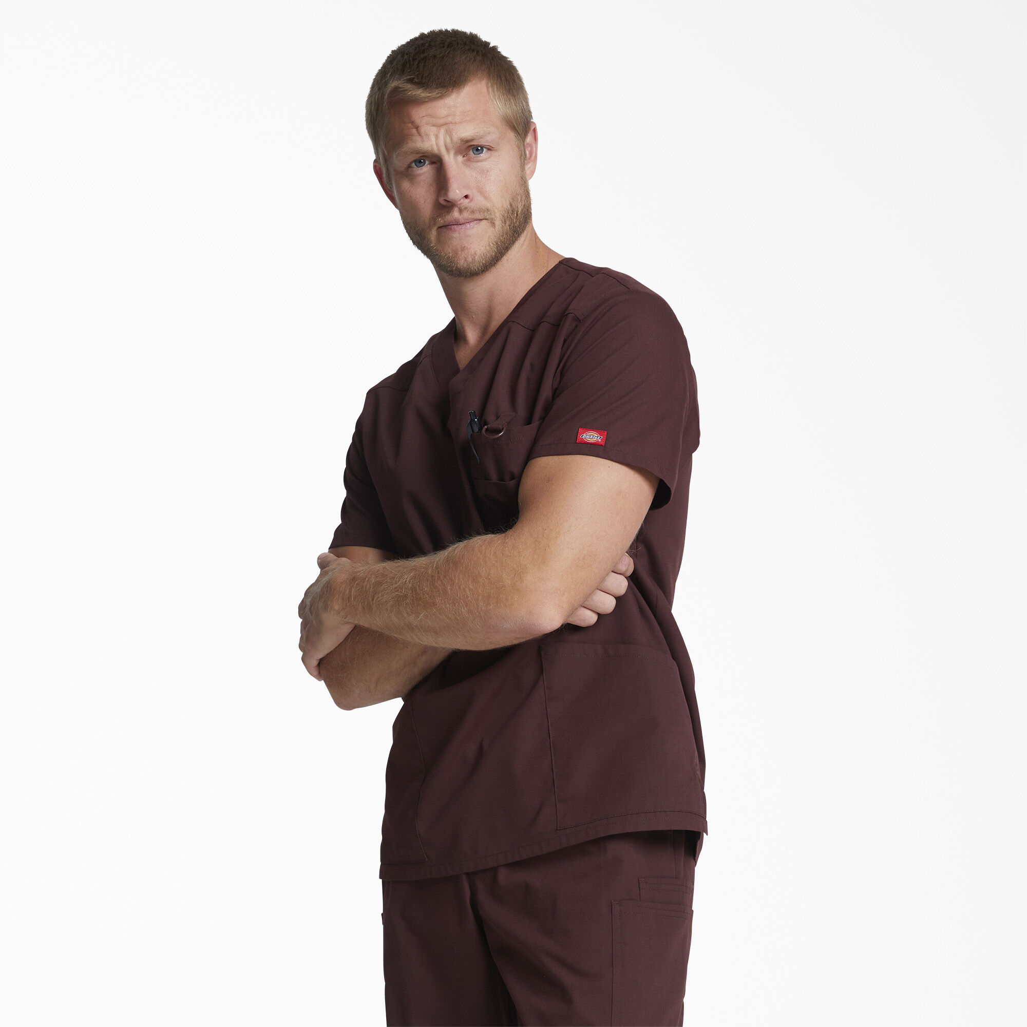 Men's EDS Signature V-Neck Scrub Top