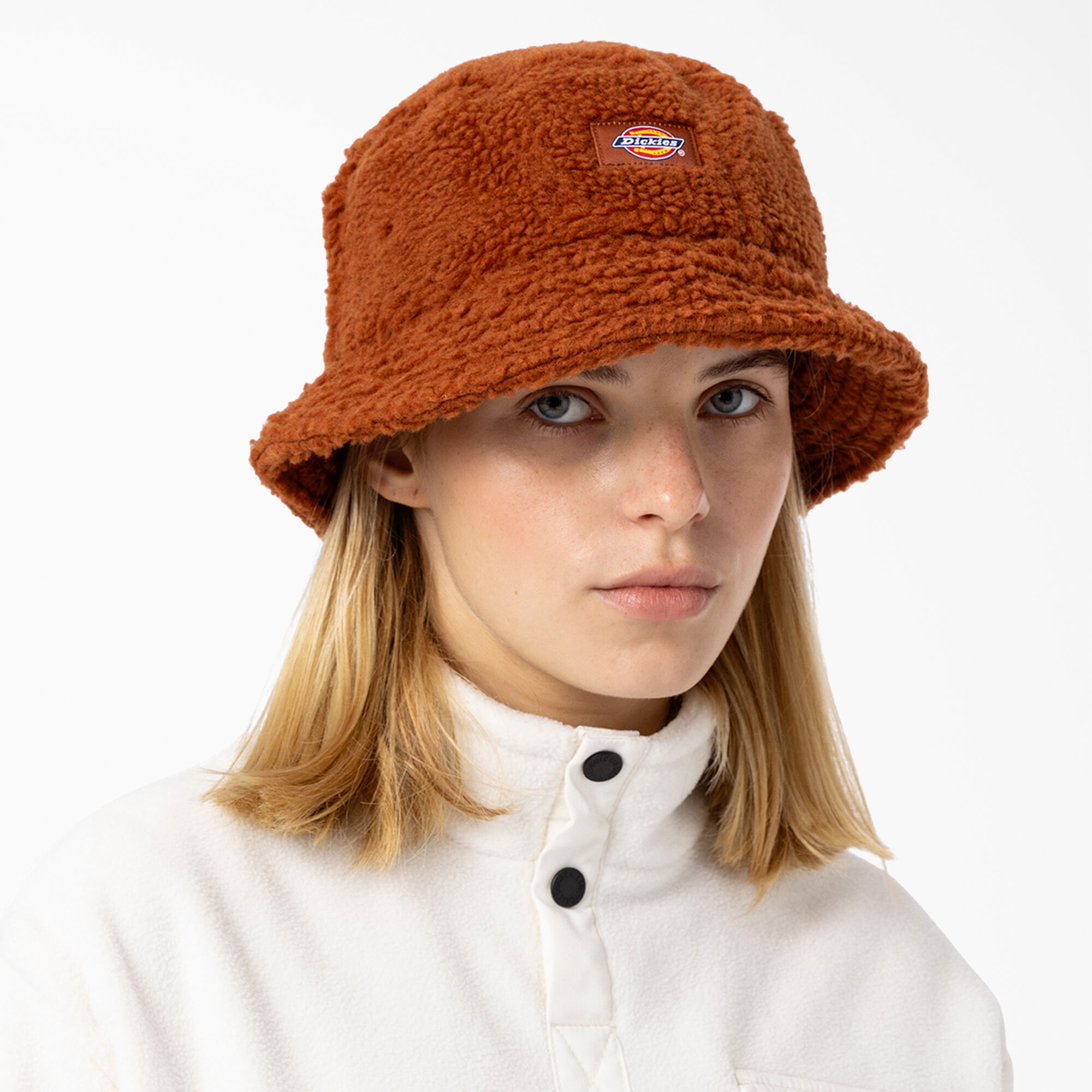 Red Chute Fleece Bucket Hat