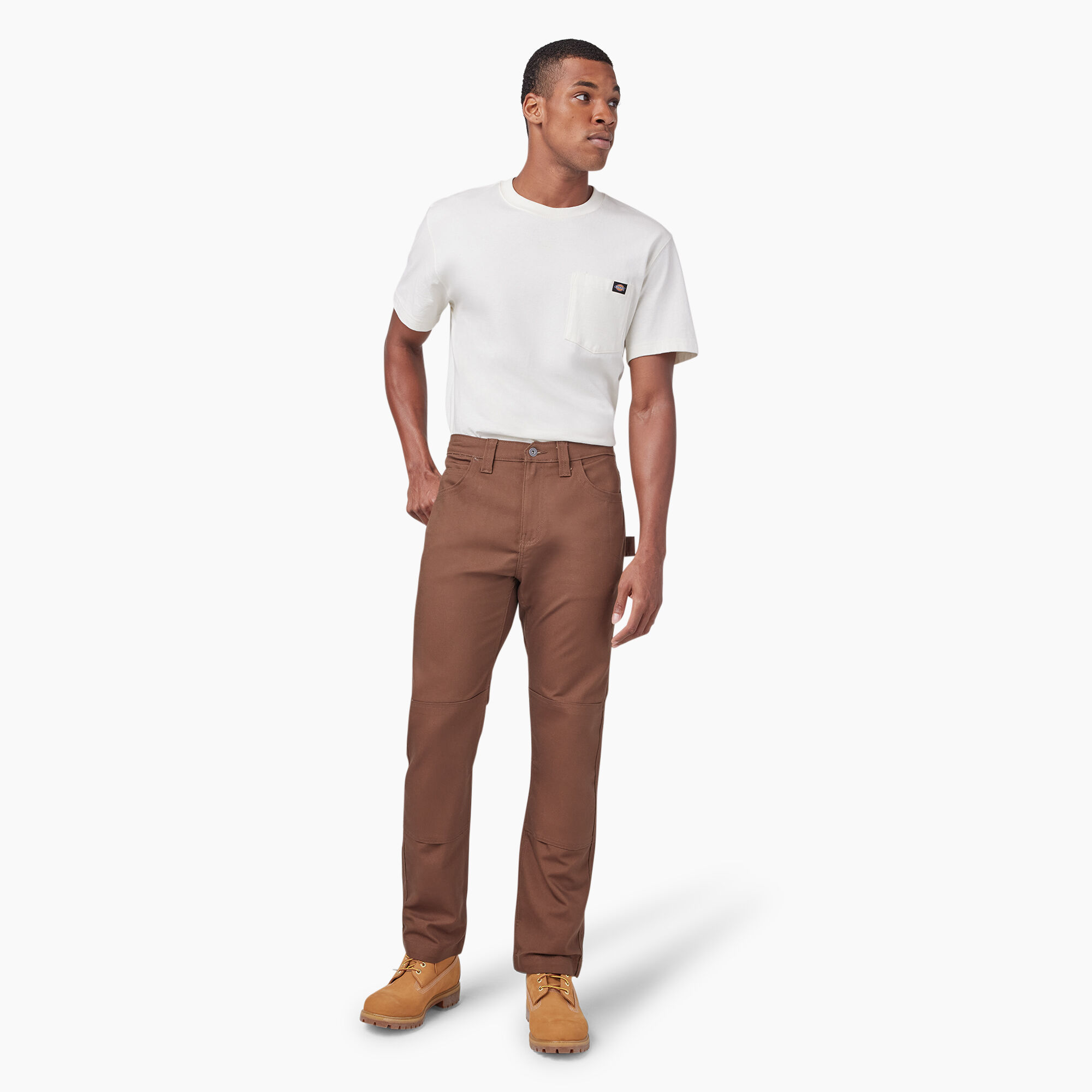 Slim Fit Duck Canvas Double Knee Pants