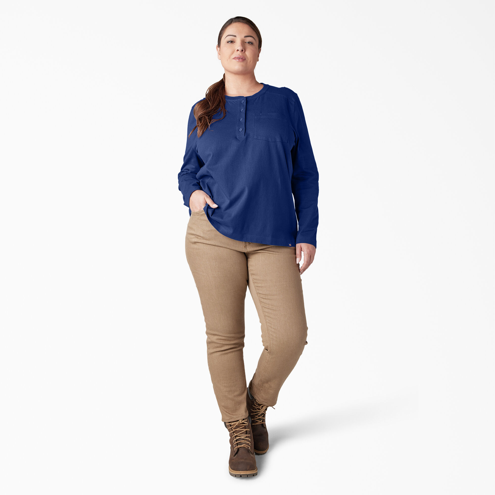 Women's Plus Heavyweight Henley