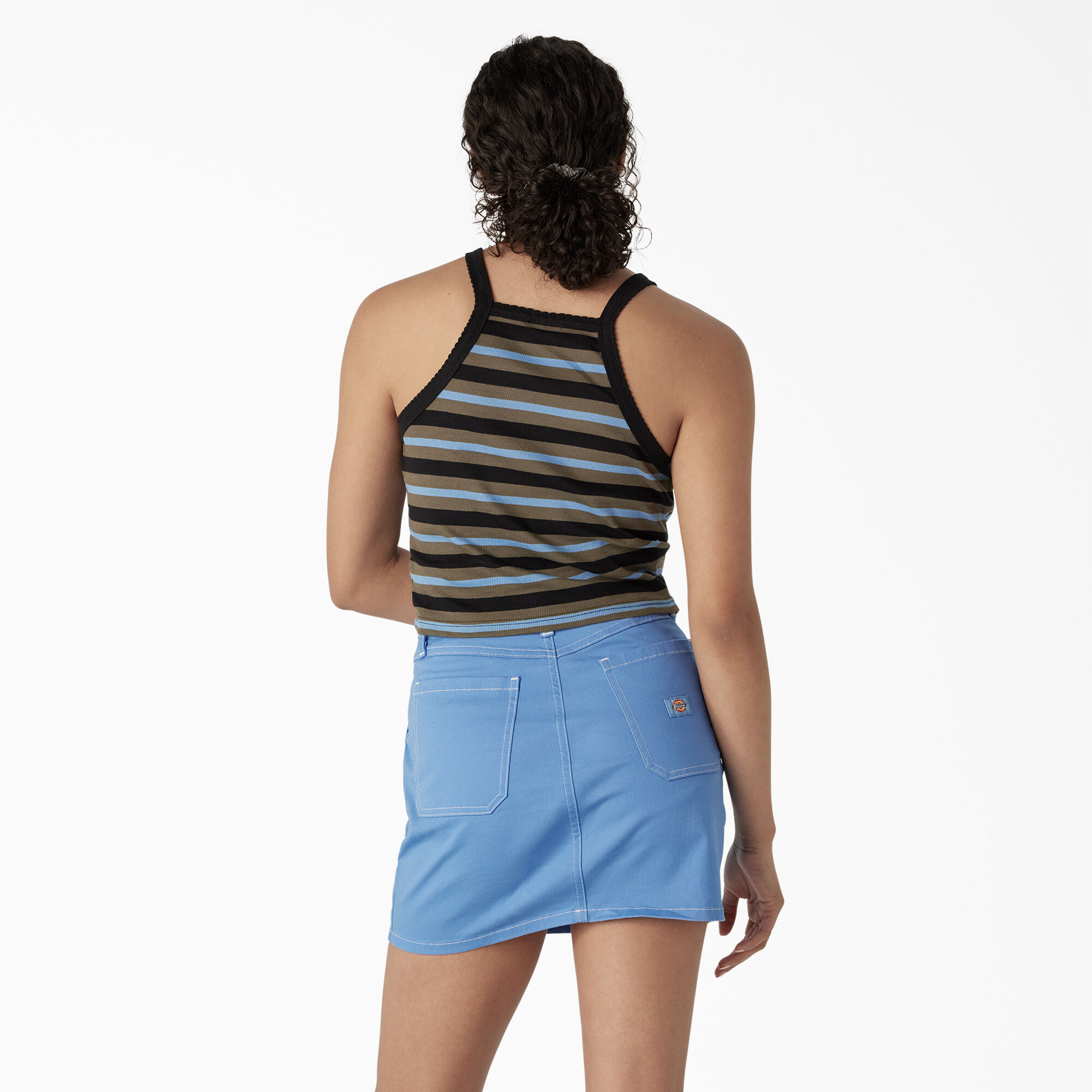 Women's Rib Knit Cropped Tank Top