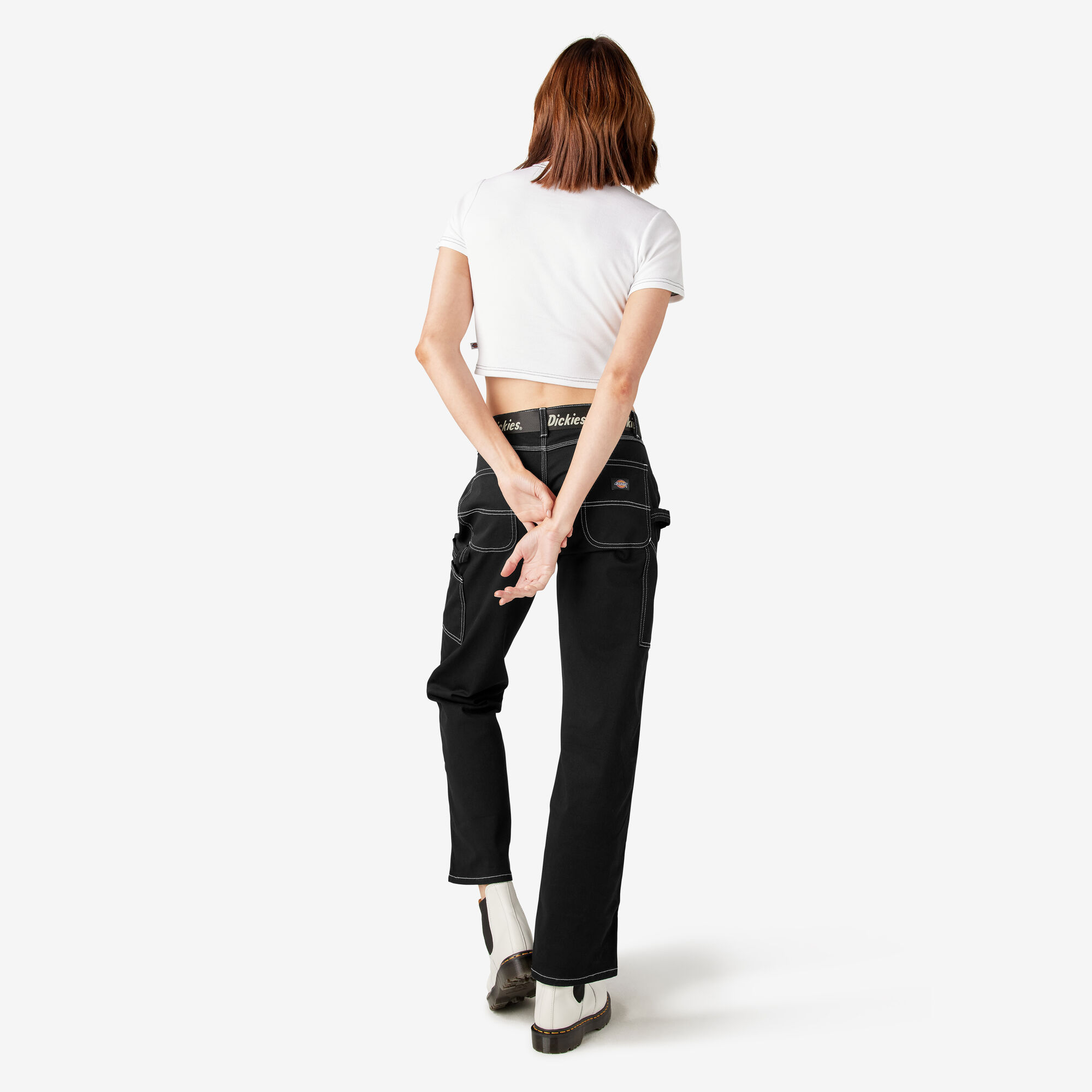 Women's Relaxed Fit Carpenter Pants, Black