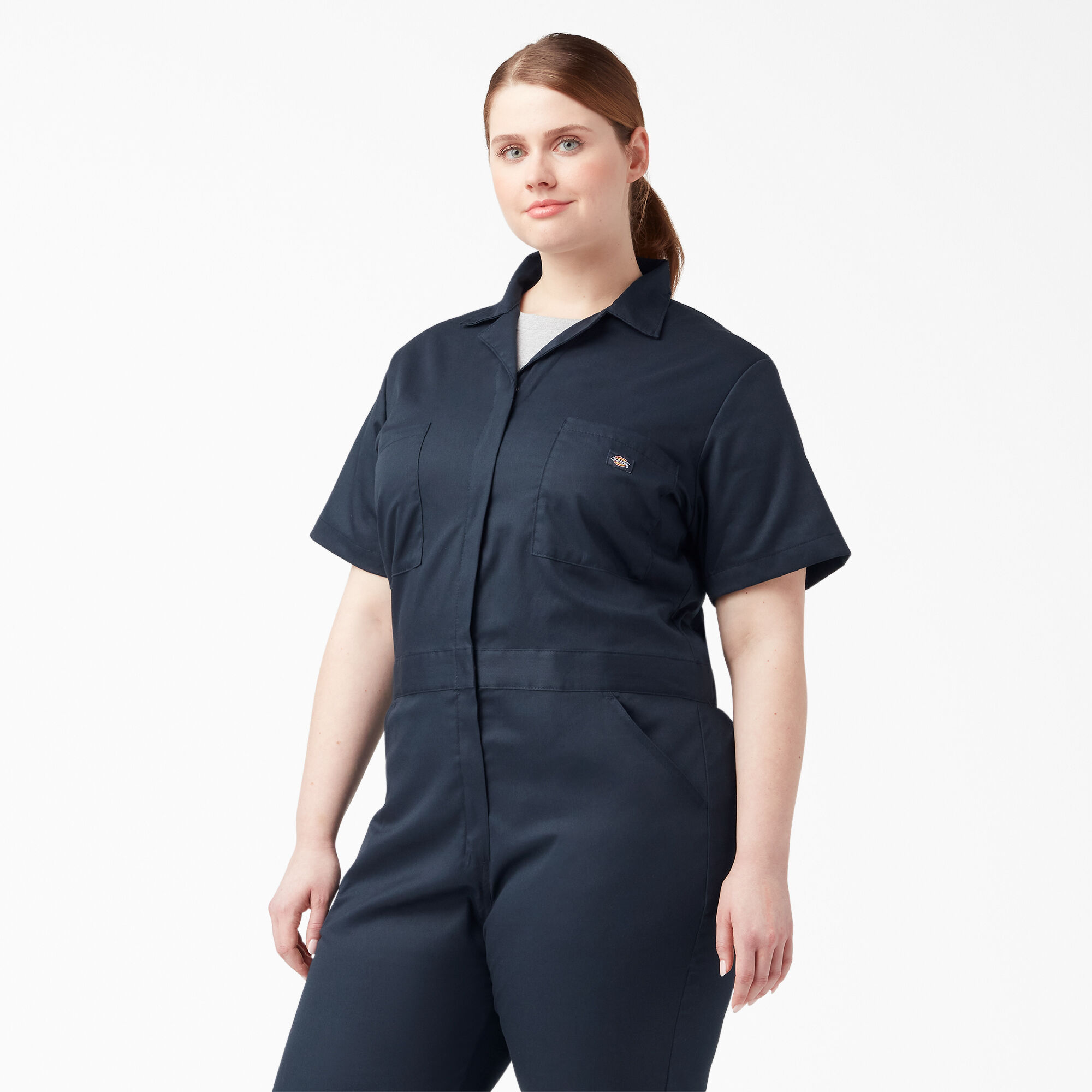 Women's Plus FLEX Cooling Temp-iQ? Short Sleeve Coveralls