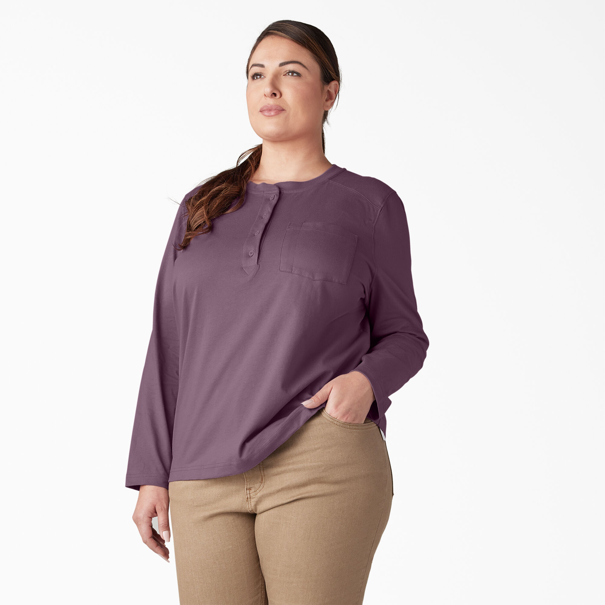 Women's Plus Heavyweight Henley