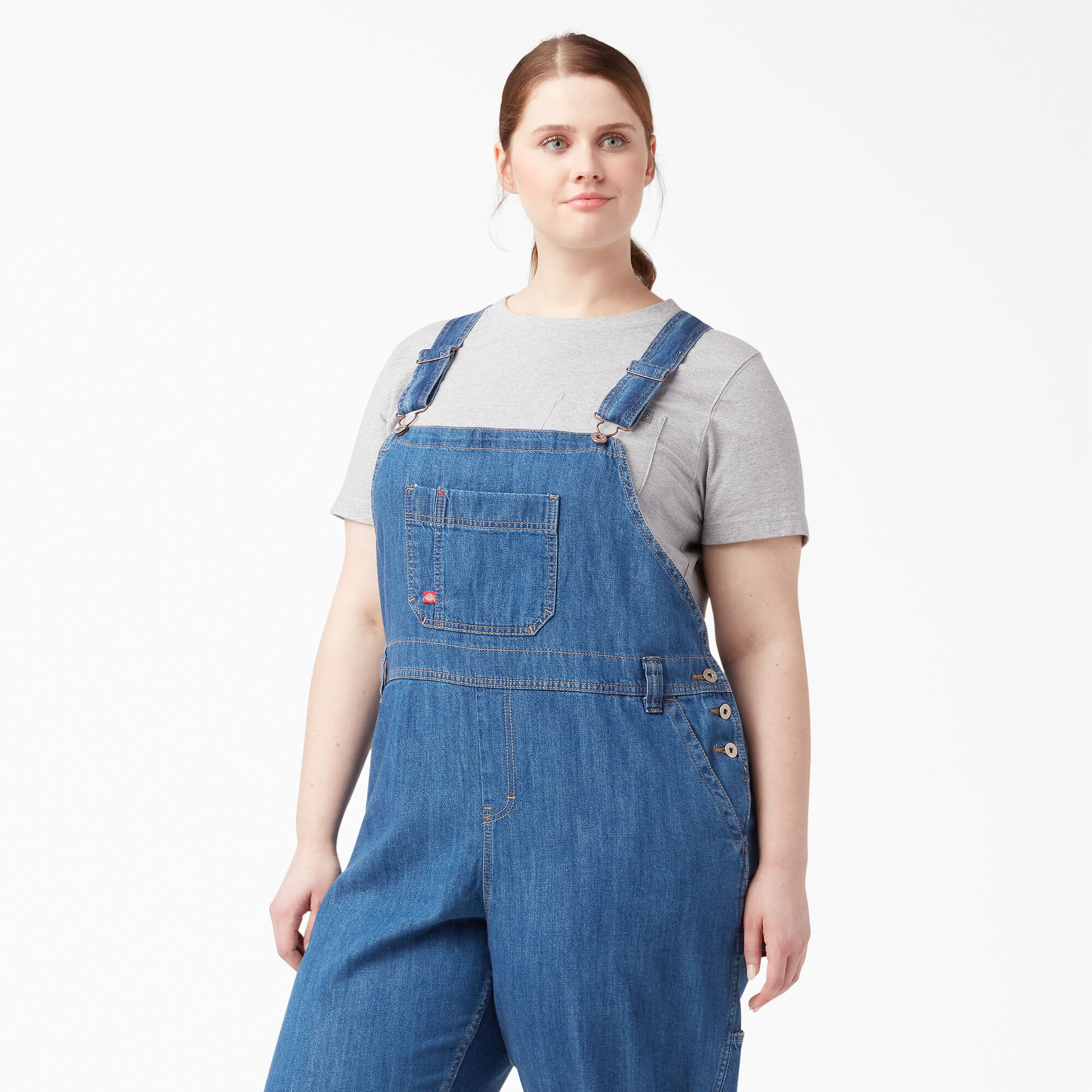Women's Plus Relaxed Fit Bib Overalls