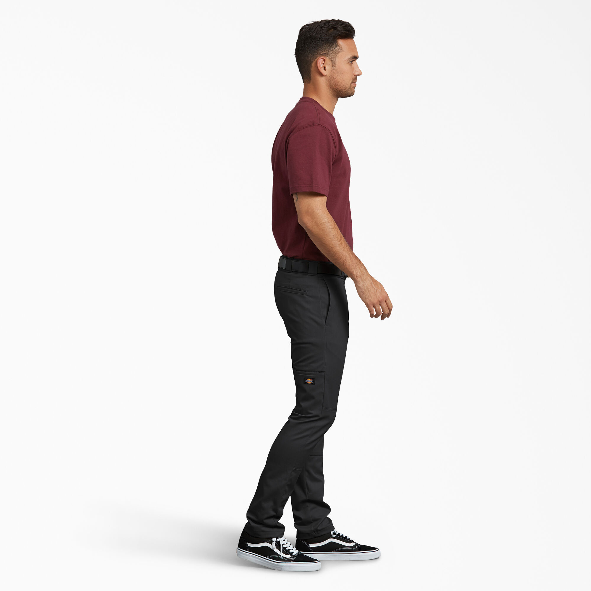Skinny Fit Double Knee Work Pants