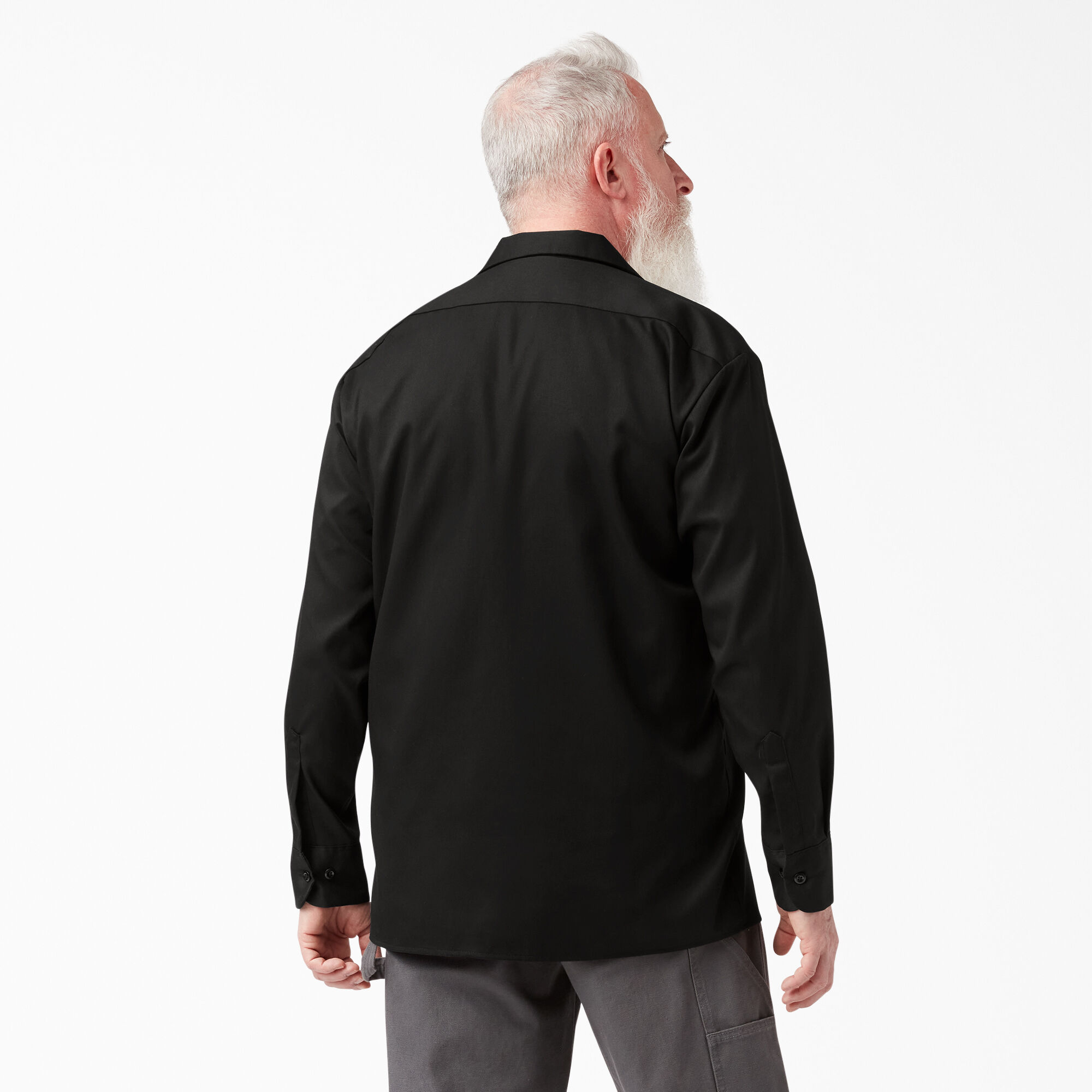 Relaxed Fit Long Sleeve Work Shirt