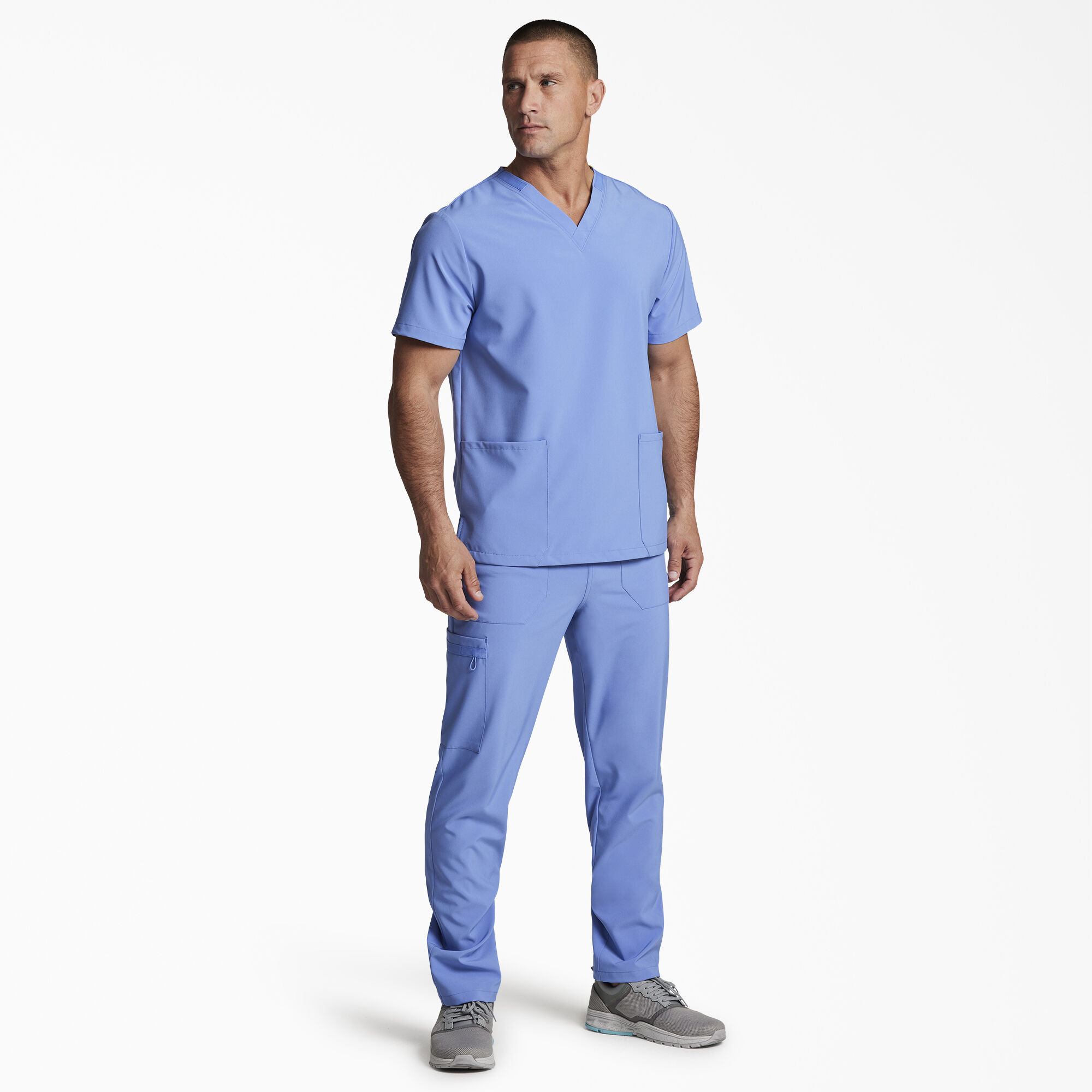 Unisex EDS Essentials V-Neck Scrub Top