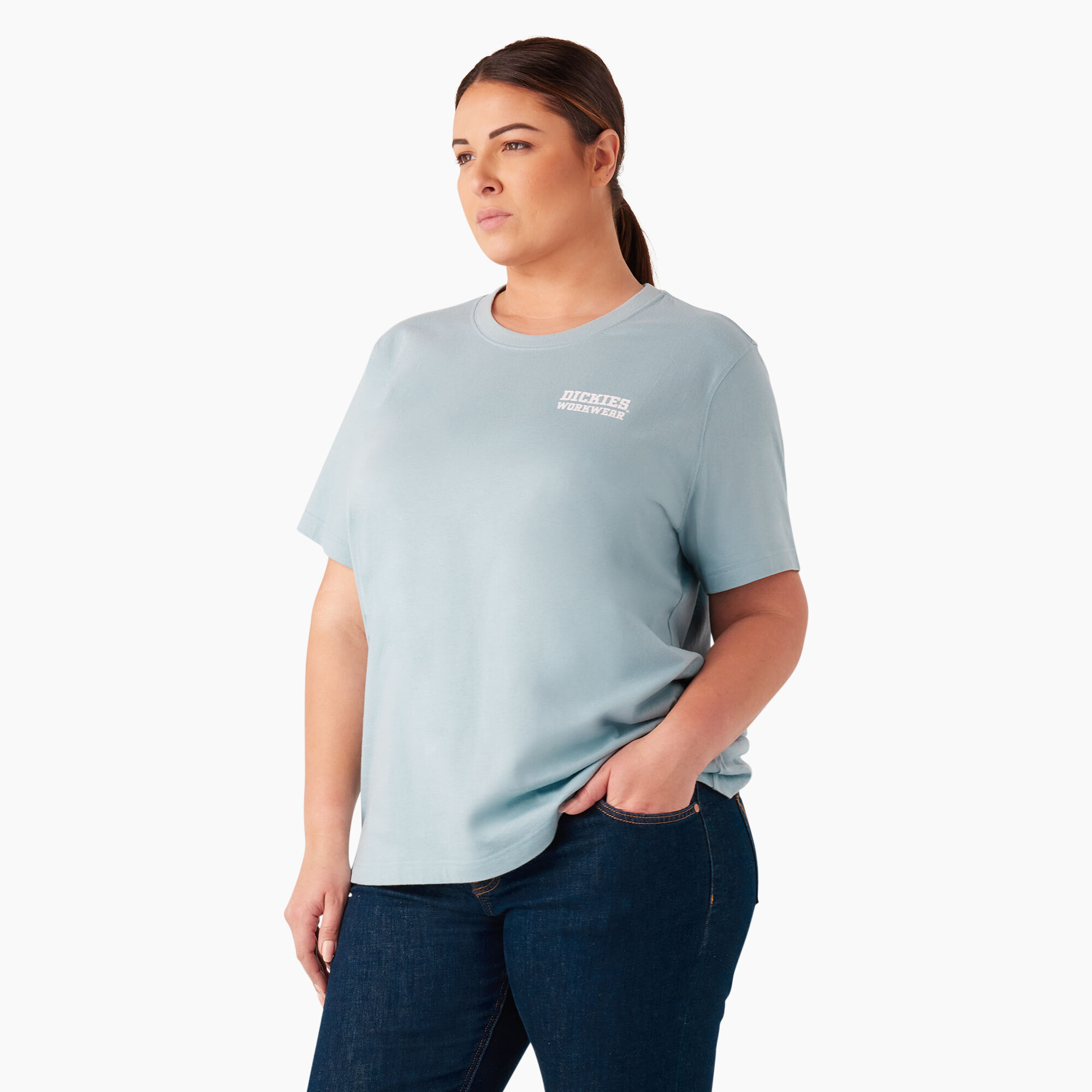 Women's Plus Heavyweight Workwear Graphic T-Shirt
