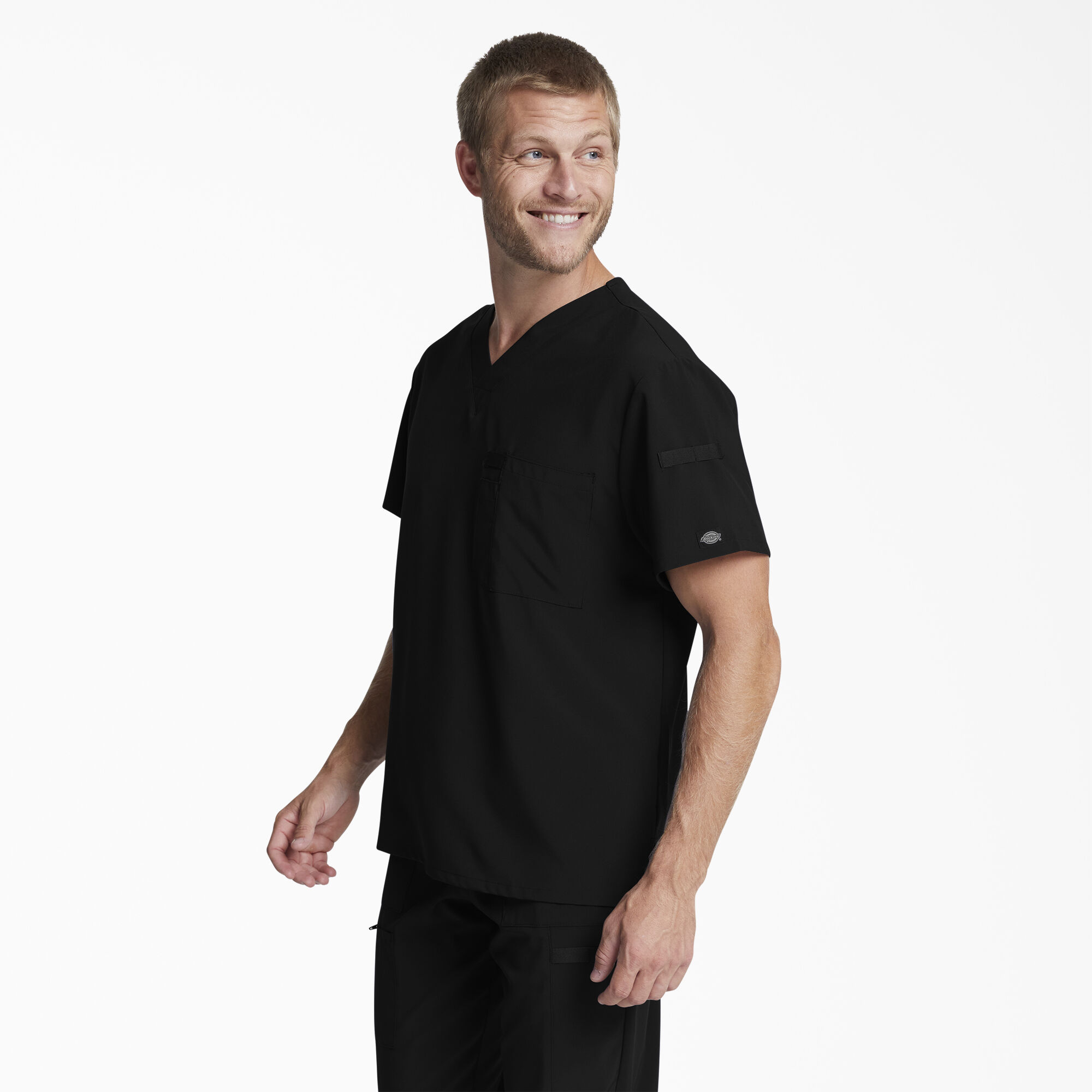 Men's EDS Essentials V-Neck Scrub Top